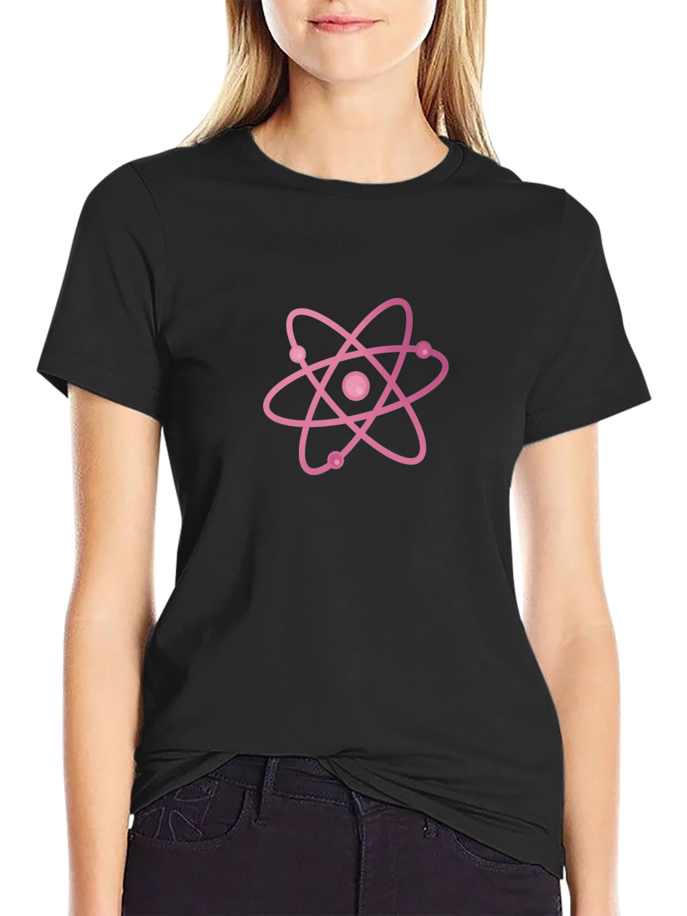 Rebbecca Atom Symbol Graphic Tee - Science Inspired Design