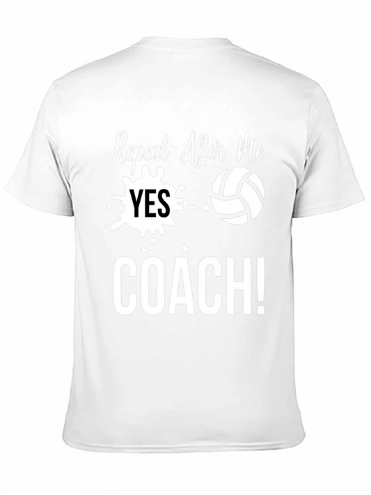 Rebbecca Volleyball Coach Graphic Tee - Repeat After Me T-Shirt