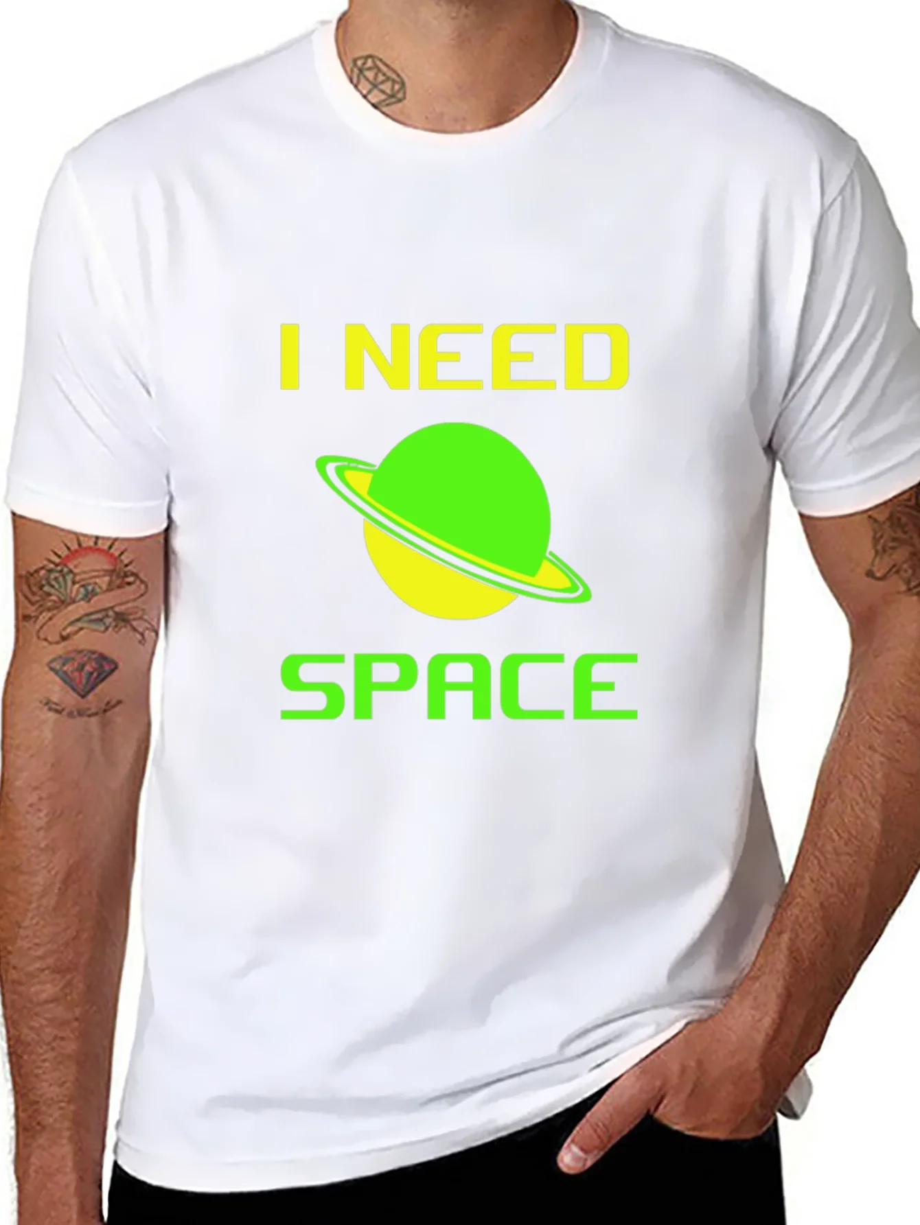 Rebbecca I Need Space T-Shirt - Saturn Design