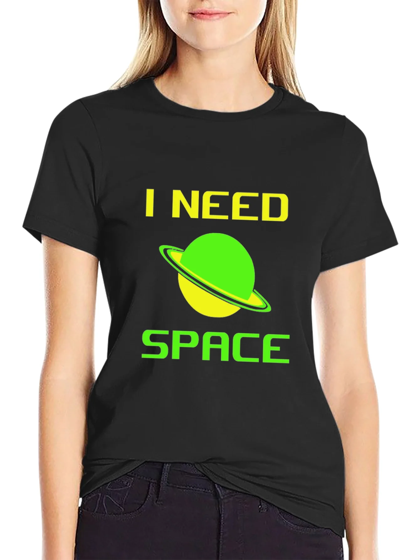 Rebbecca I Need Space T-Shirt - Saturn Design