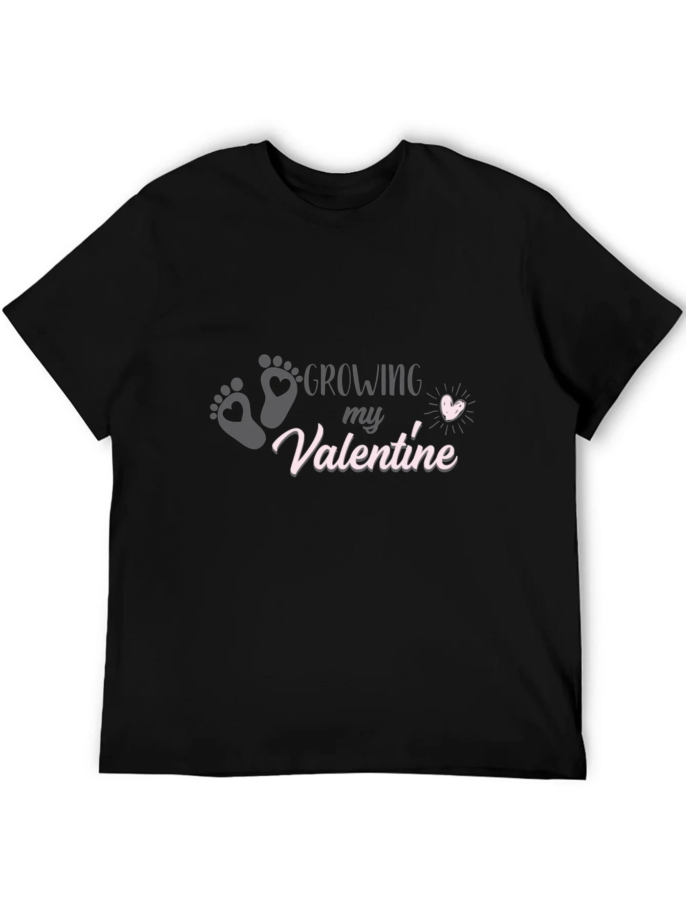 Camiseta Negra Growing my Valentine