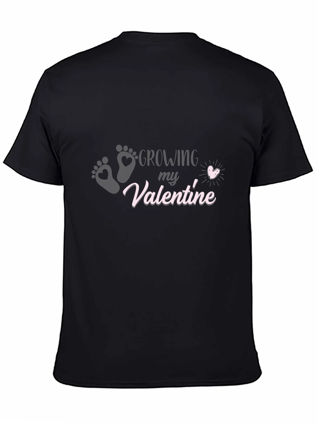 Camiseta Negra Growing my Valentine