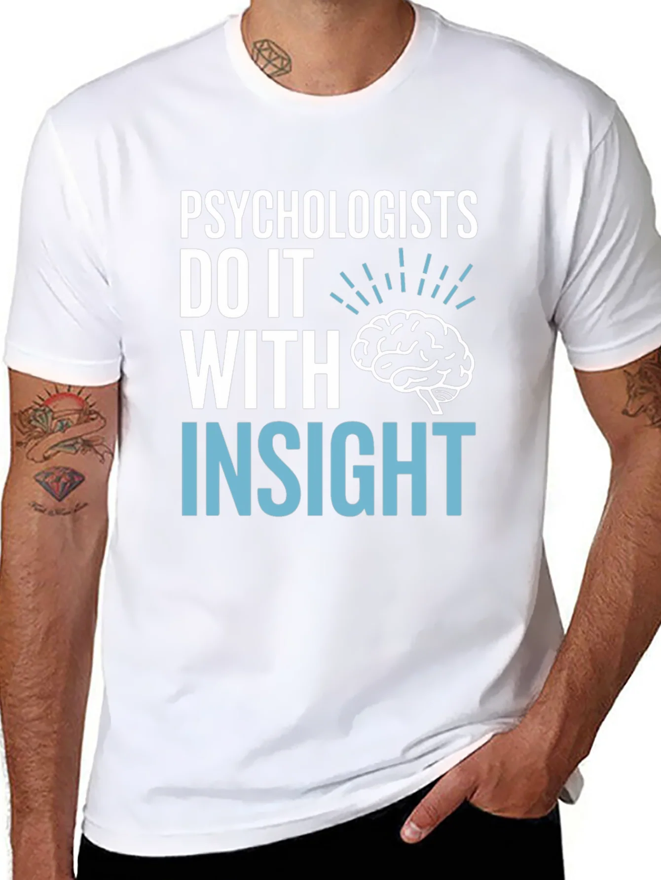 Camiseta Psic¨®logos: Lo Hacemos con Perspicacia