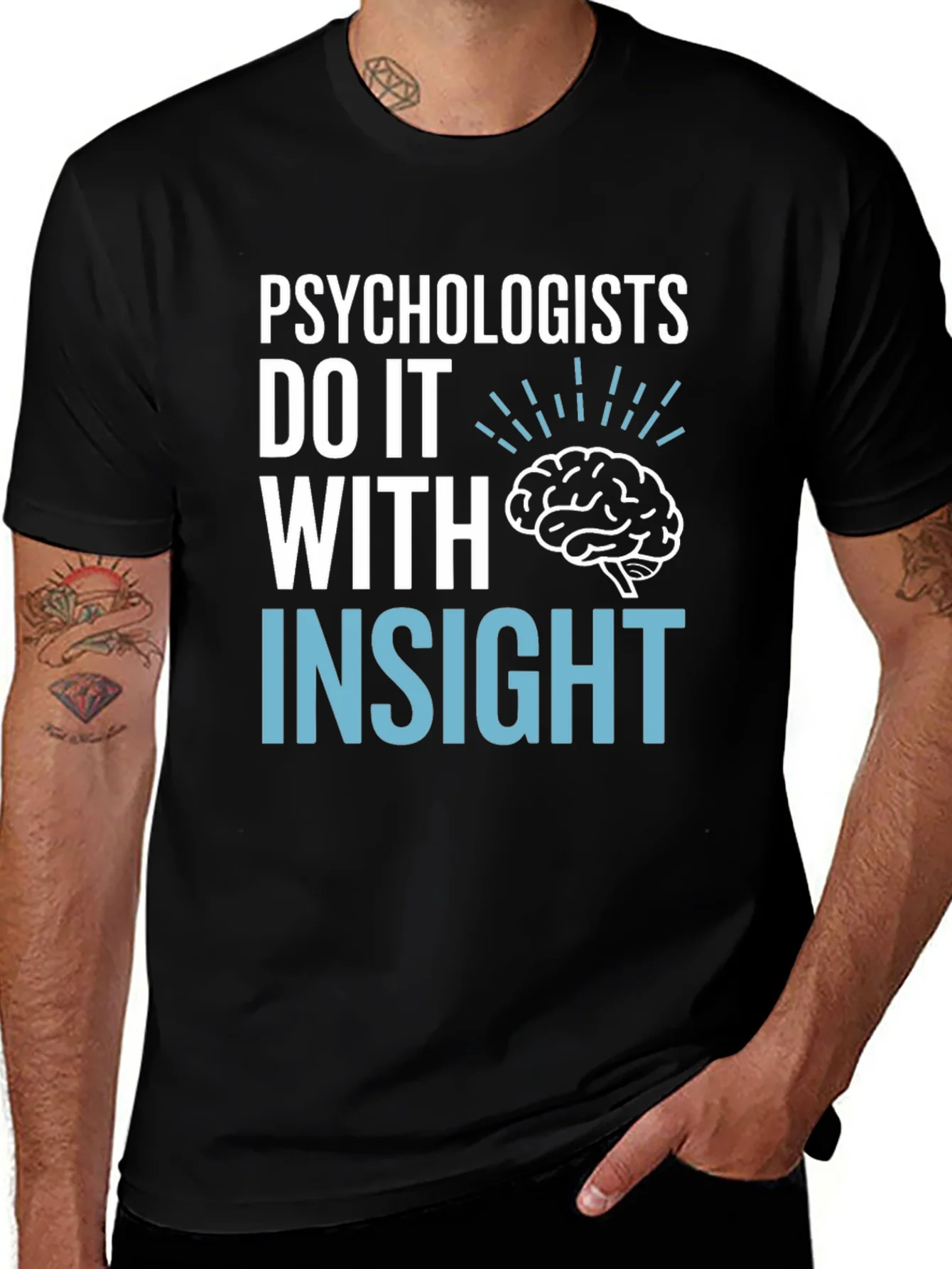 Camiseta Psic¨®logos: Lo Hacemos con Perspicacia