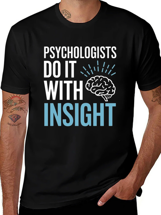 Camiseta Psic¨®logos: Lo Hacemos con Perspicacia
