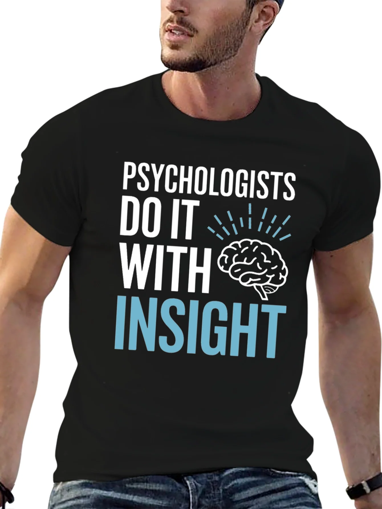 Camiseta Psic¨®logos: Lo Hacemos con Perspicacia