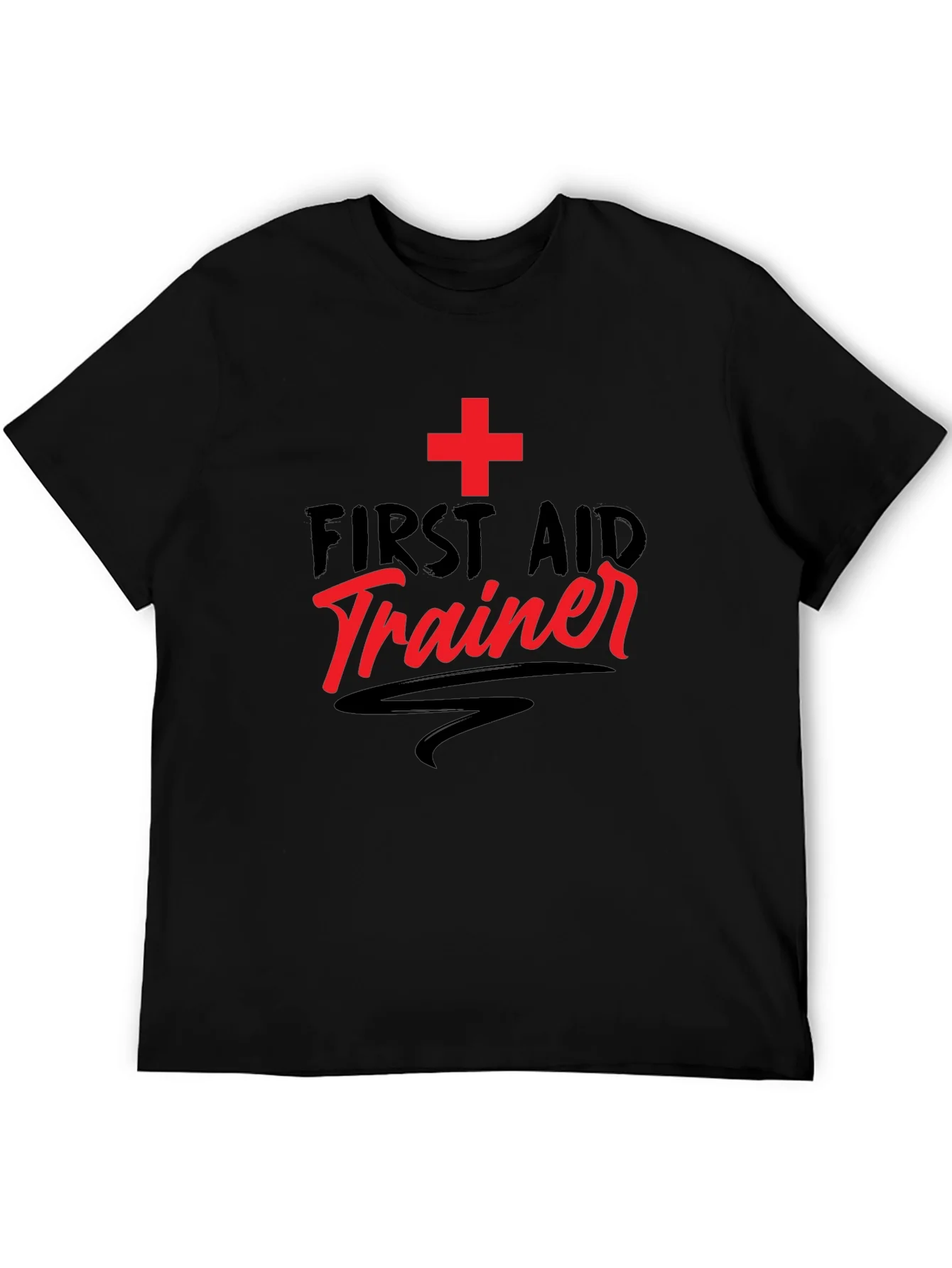 Camiseta Negra Entrenador Primeros Auxilios