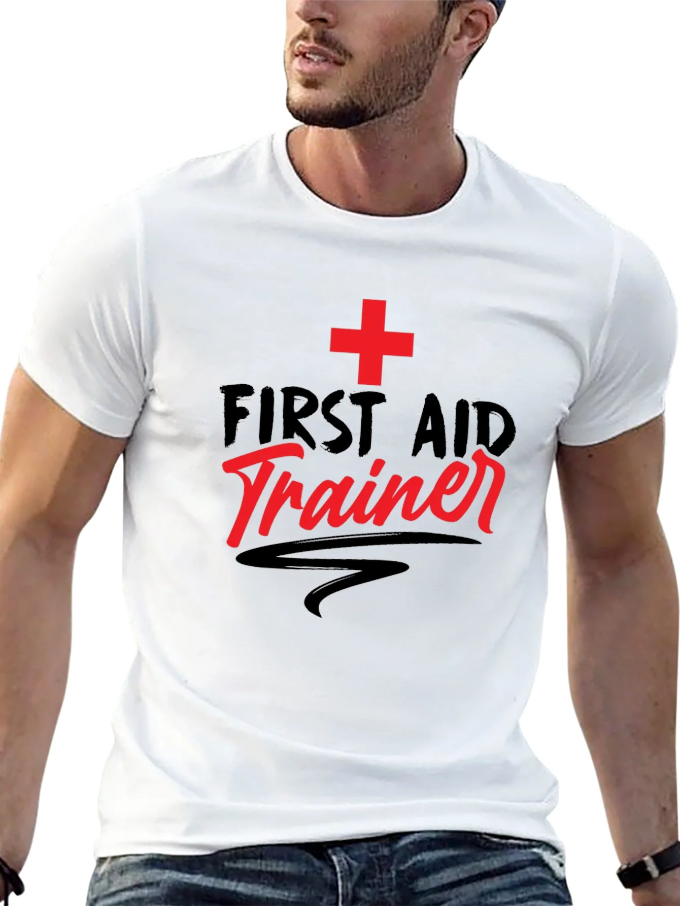 Camiseta Negra Entrenador Primeros Auxilios