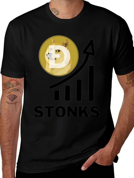Camiseta Stonks DogeCoin - A la Luna!