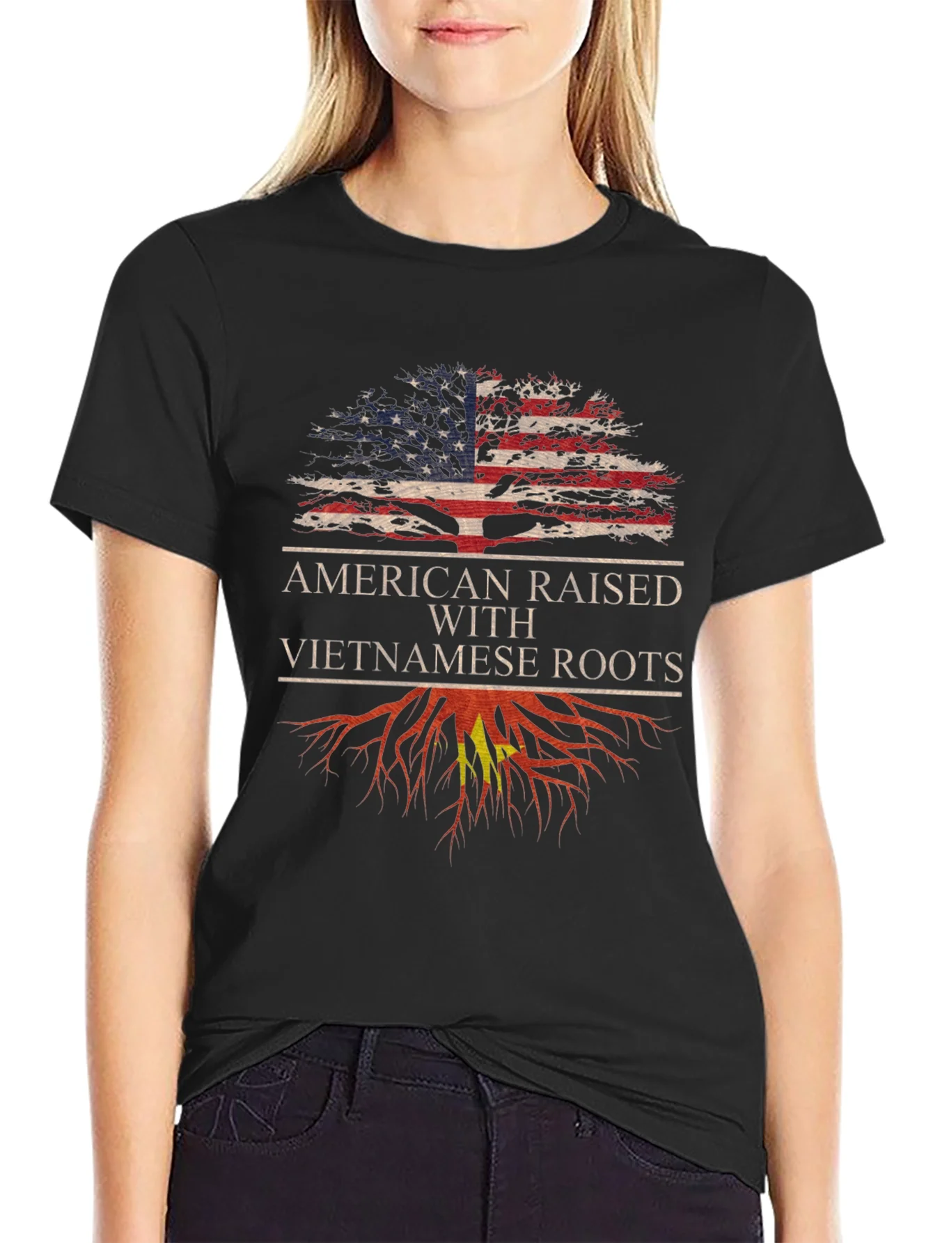 Rebbecca American Raised with Vietnamese Roots T-Shirt