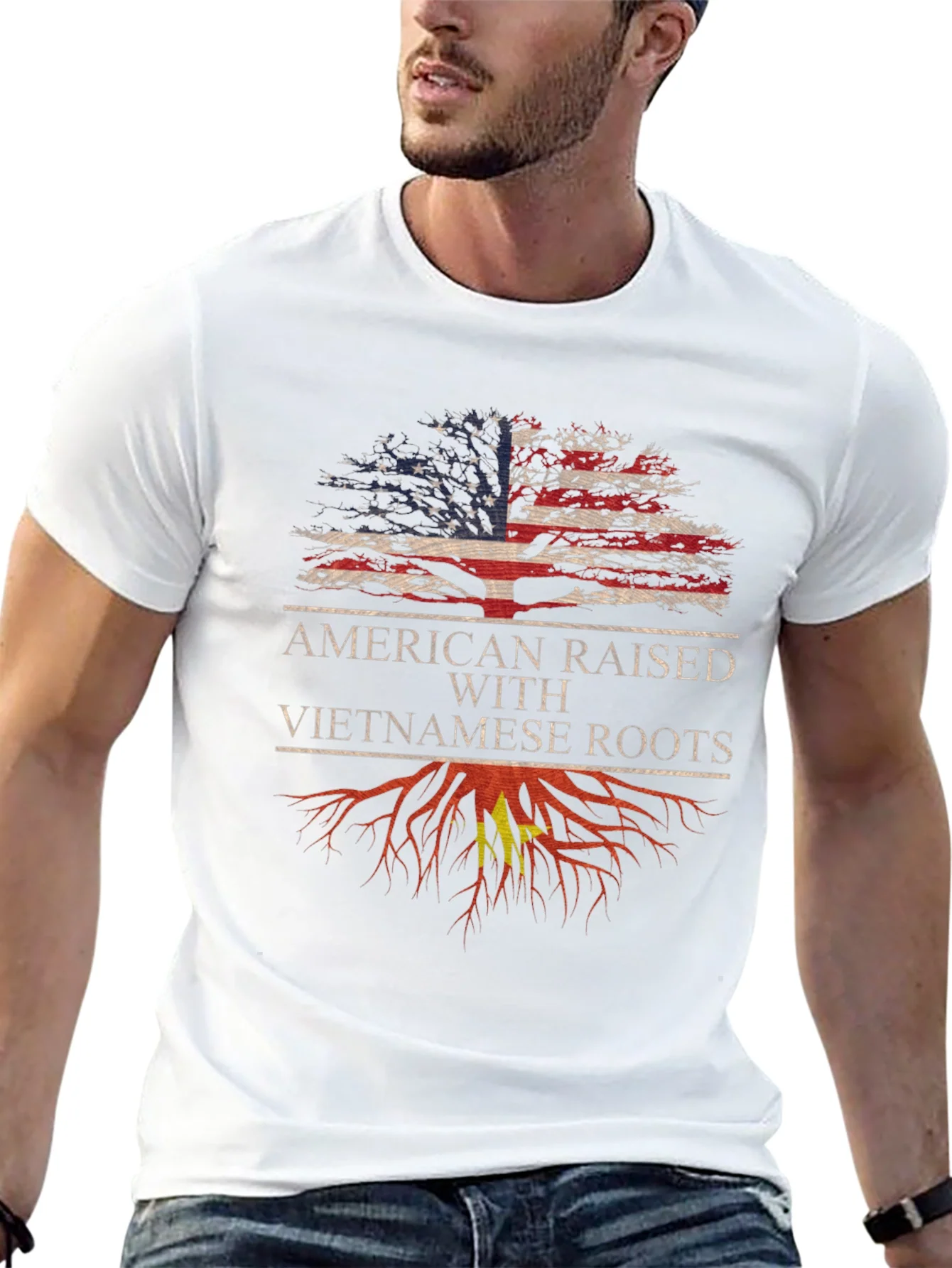 Rebbecca American Raised with Vietnamese Roots T-Shirt