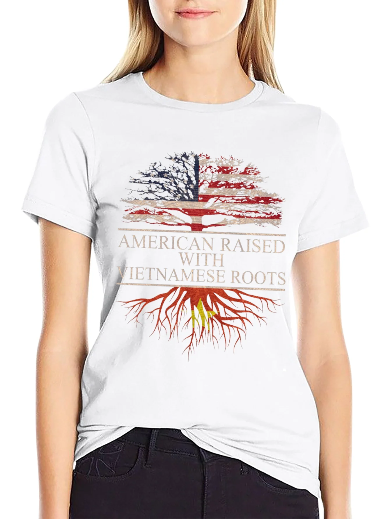 Rebbecca American Raised with Vietnamese Roots T-Shirt
