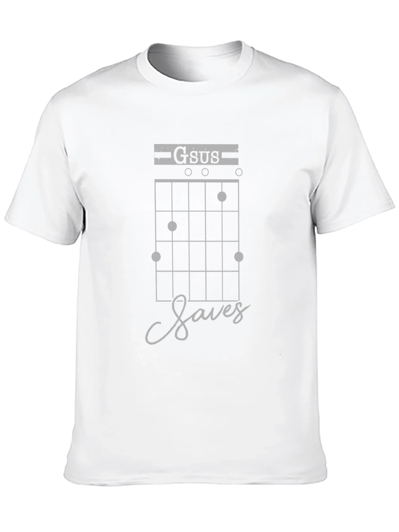 Camiseta Negra Gsus Saves M¨²sica y Humor