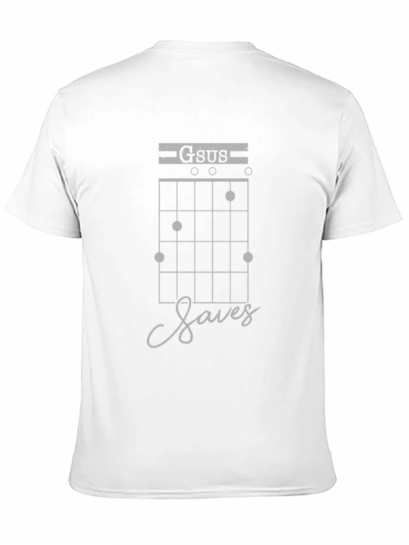 Camiseta Negra Gsus Saves M¨²sica y Humor