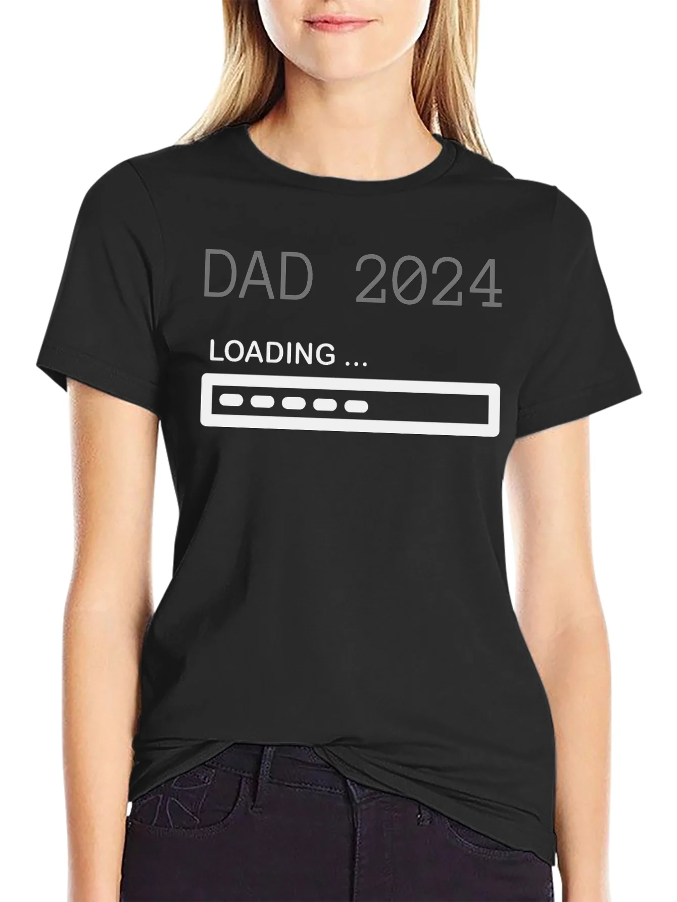 Camiseta Pap¨¢ 2024 Cargando - Regalo para Futuro Padre