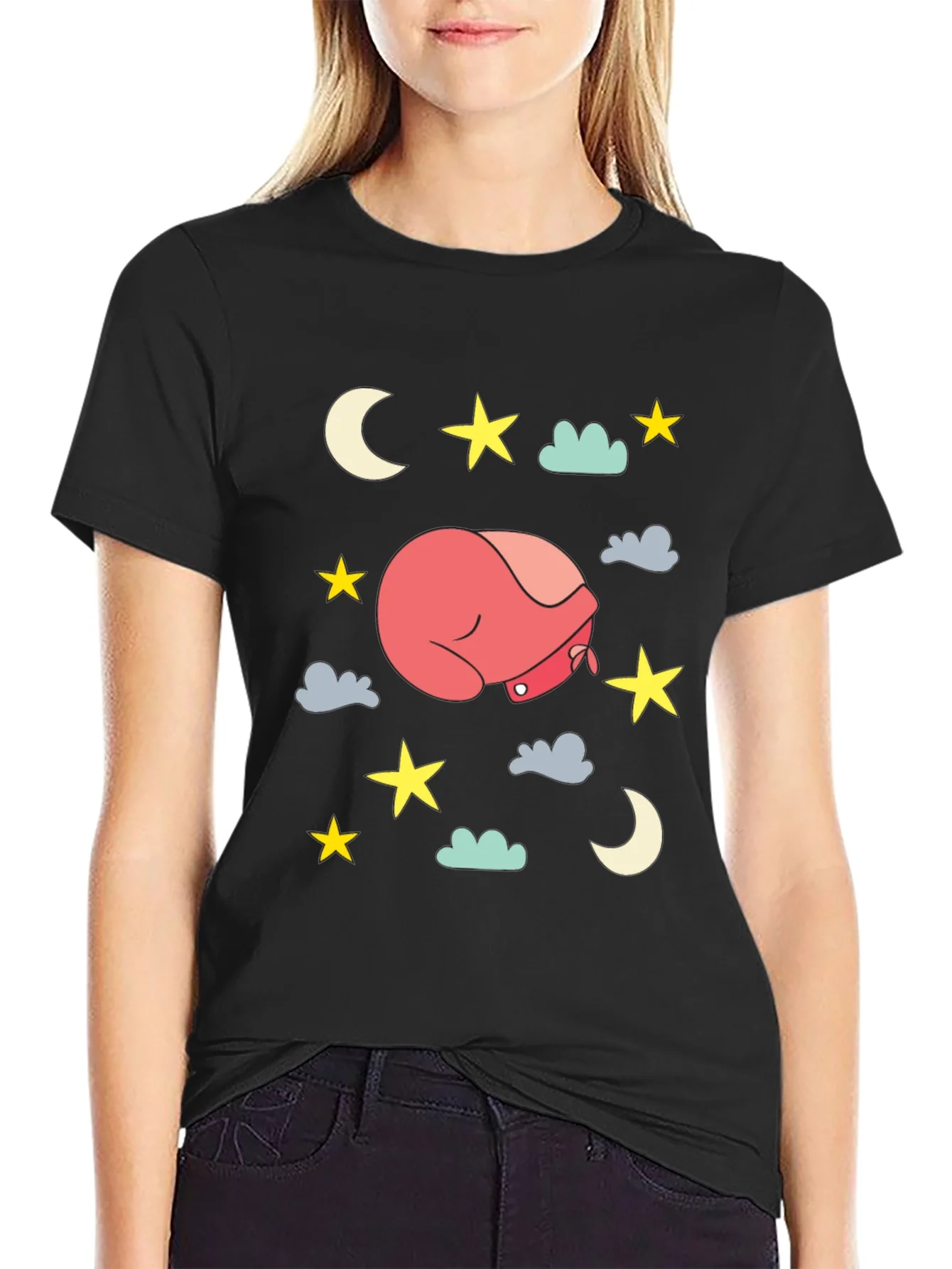 Camiseta Hombre Dise?o Noche Estrellada