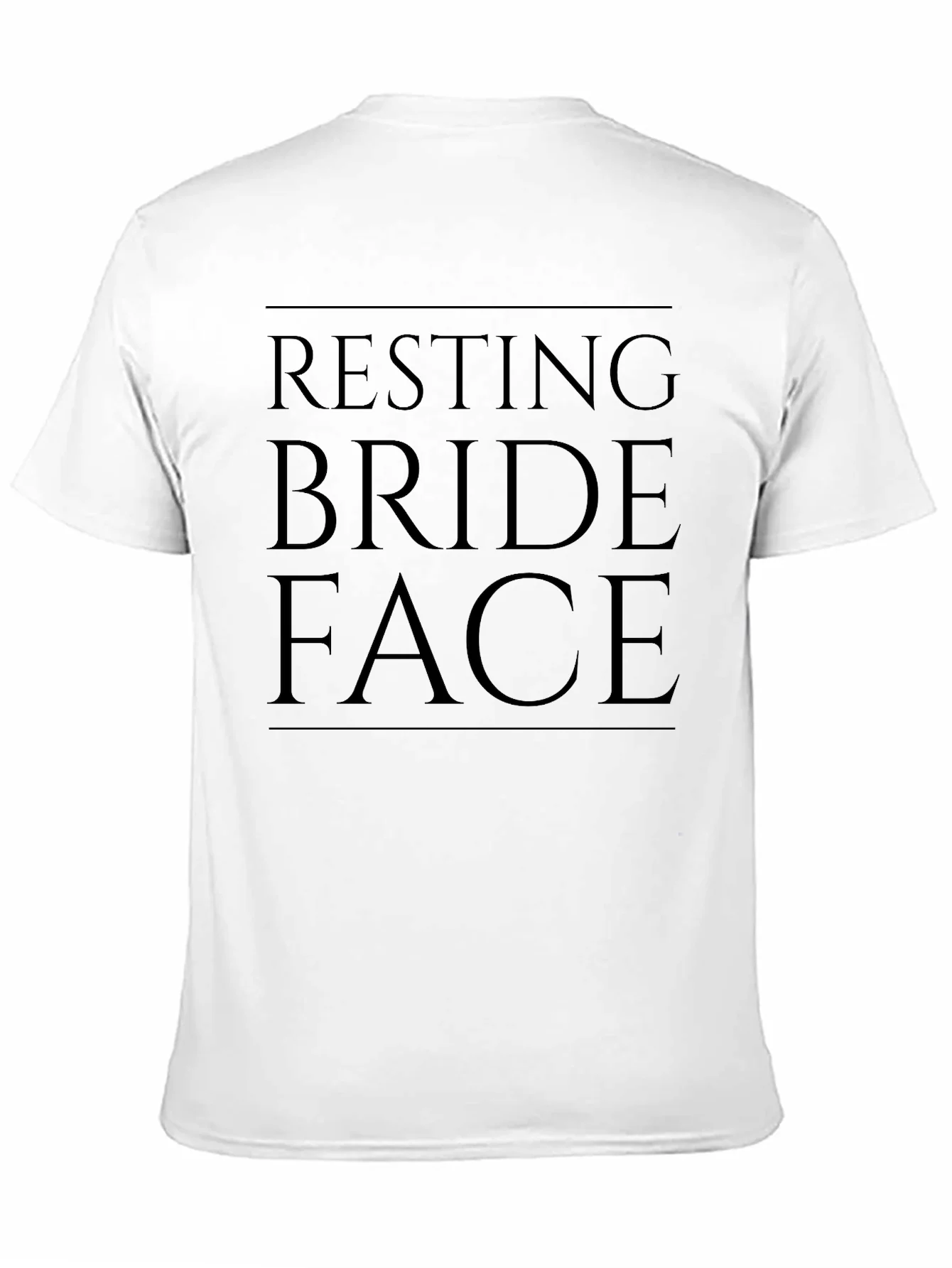 Camiseta Negra: Resting Bride Face