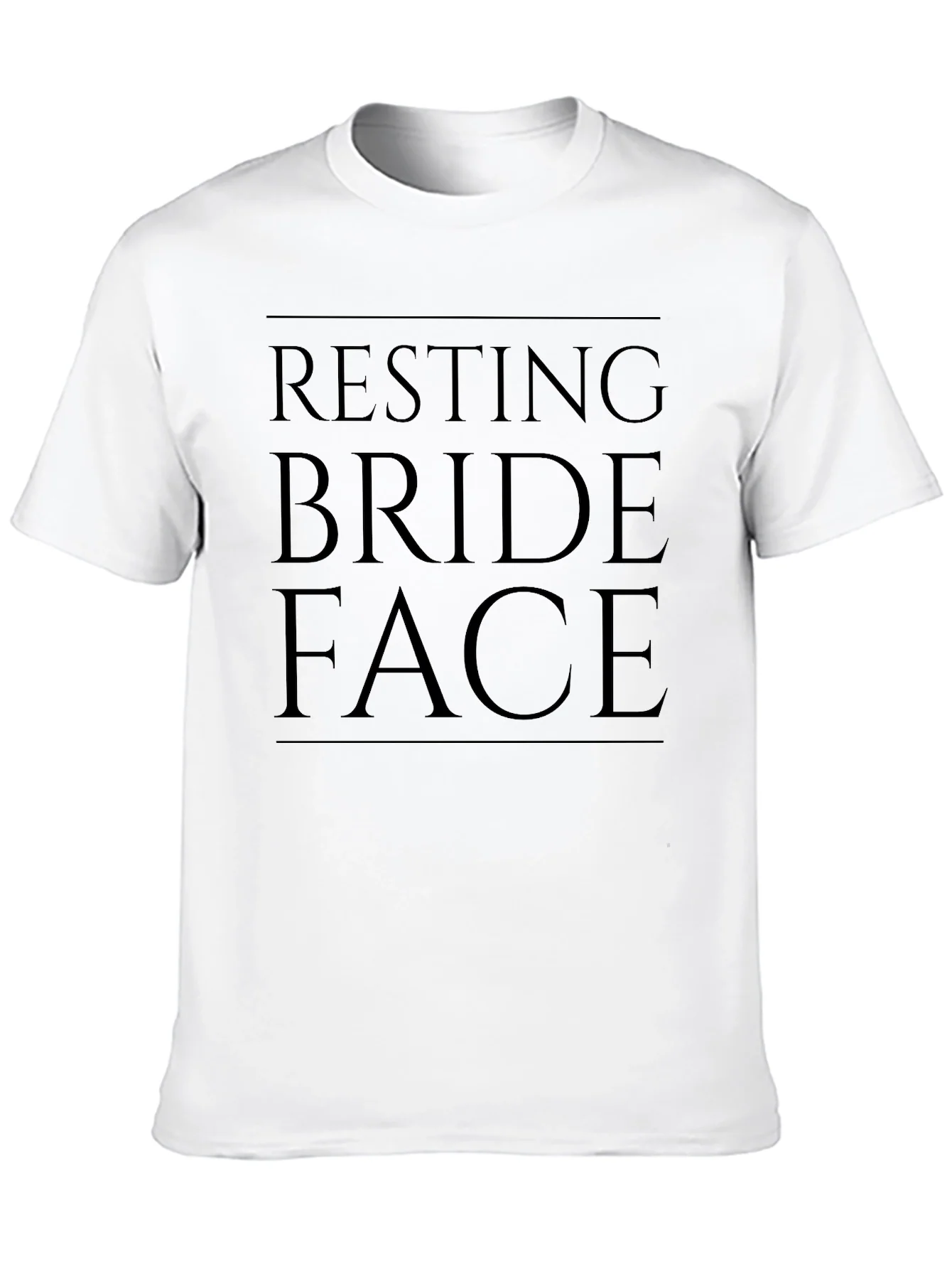 Camiseta Negra: Resting Bride Face