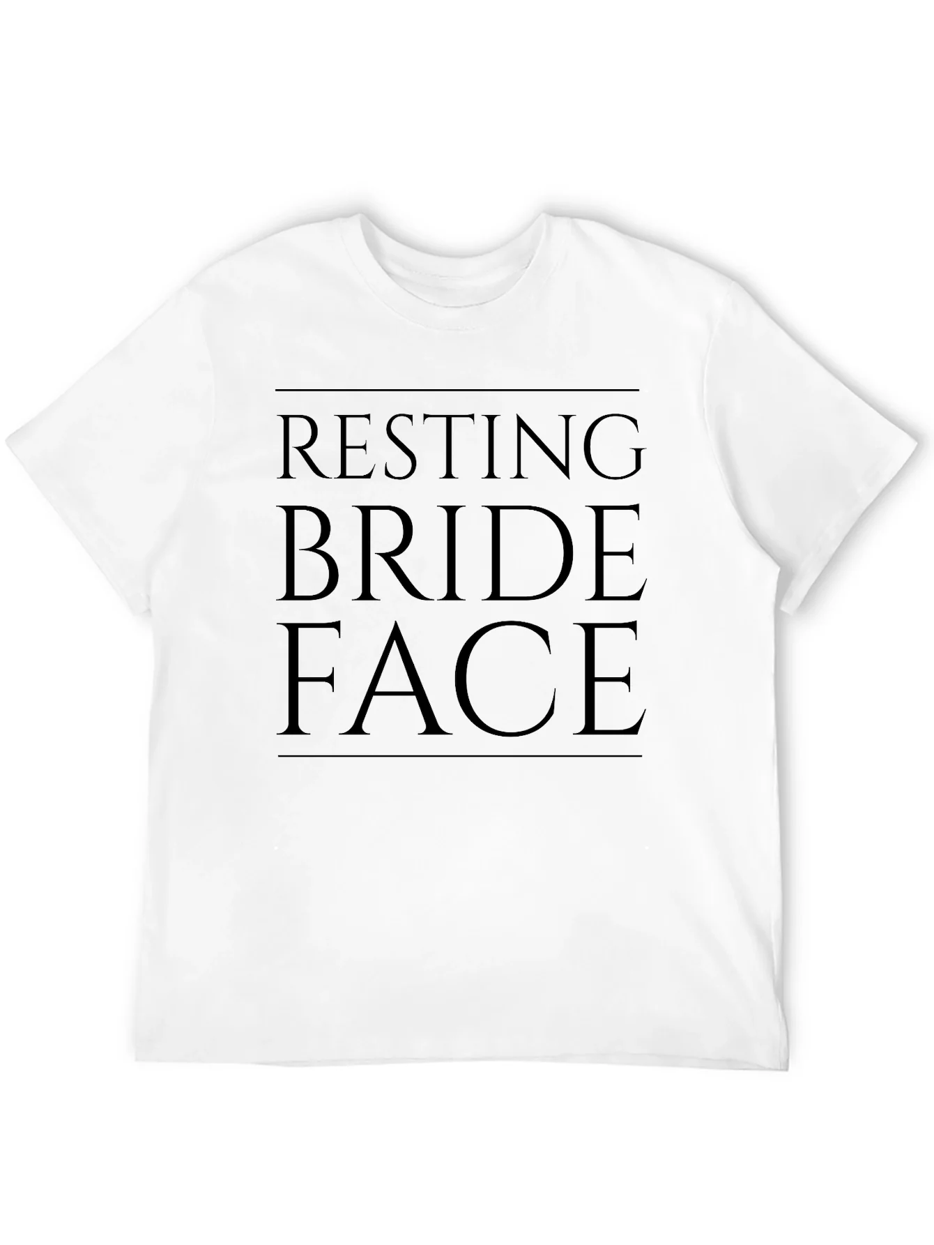 Camiseta Negra: Resting Bride Face