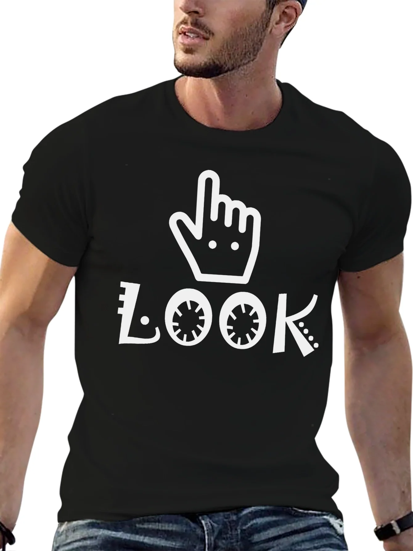 Rebbecca Look Pointer Finger Graphic T-Shirt - Unisex