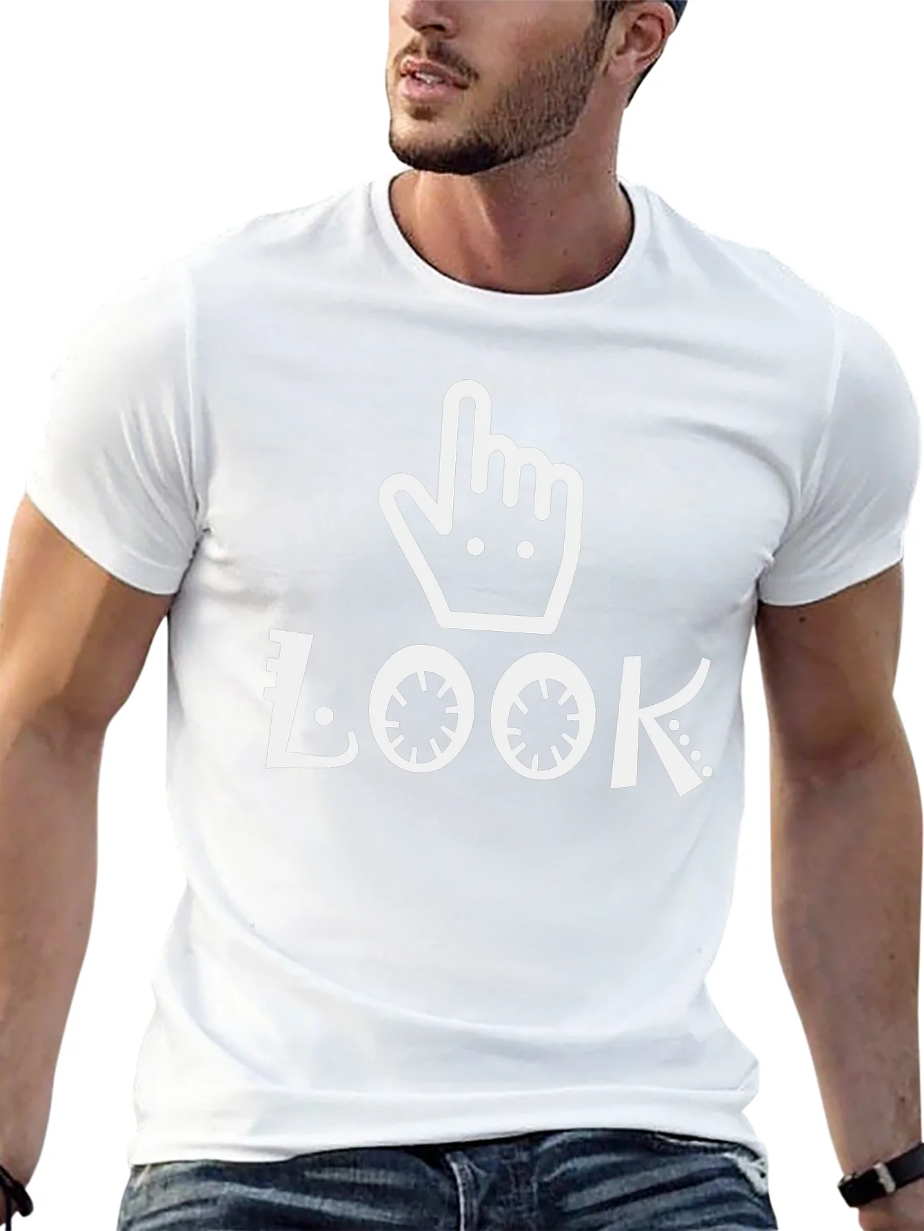 Rebbecca Look Pointer Finger Graphic T-Shirt - Unisex