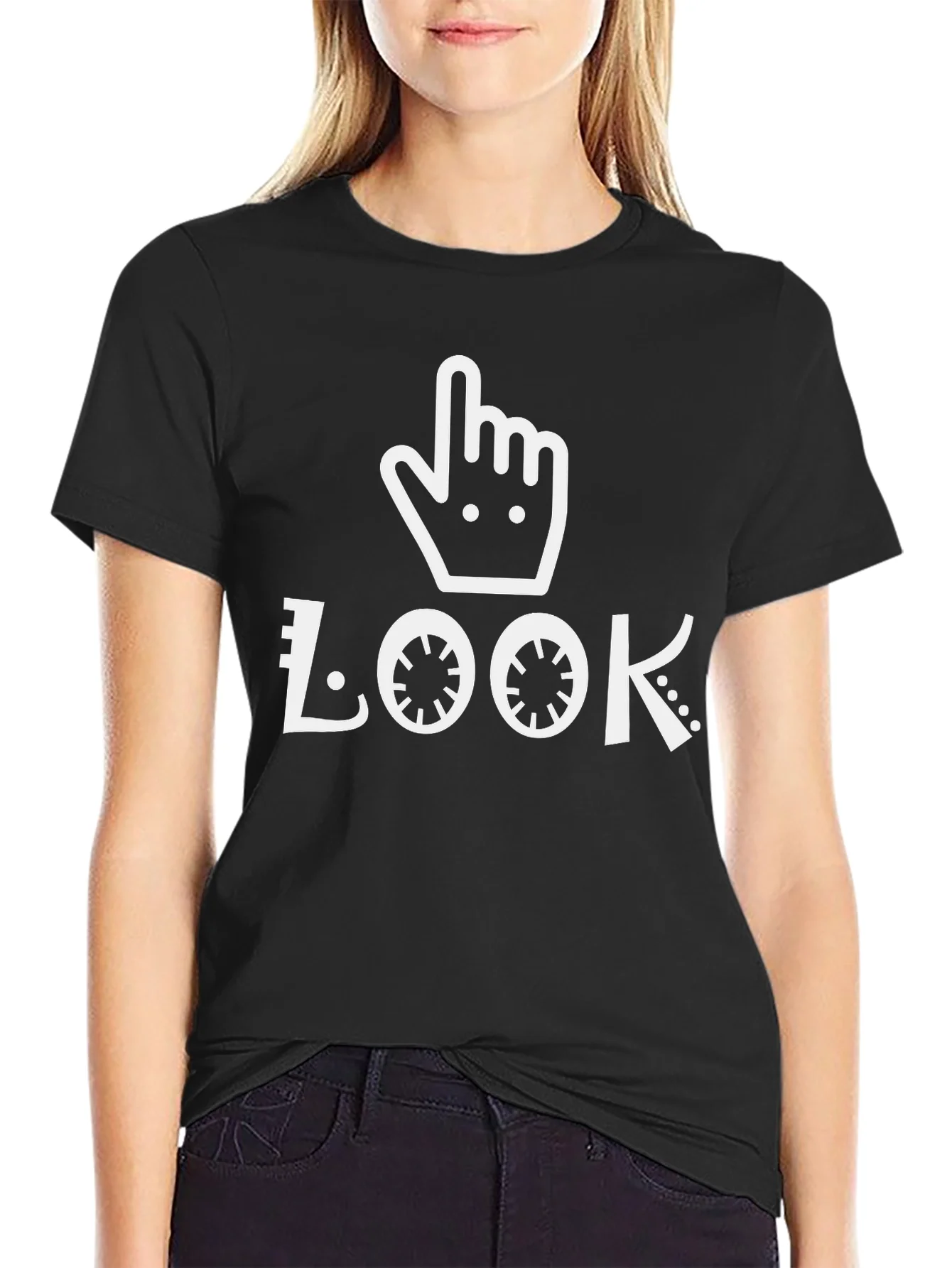 Rebbecca Look Pointer Finger Graphic T-Shirt - Unisex