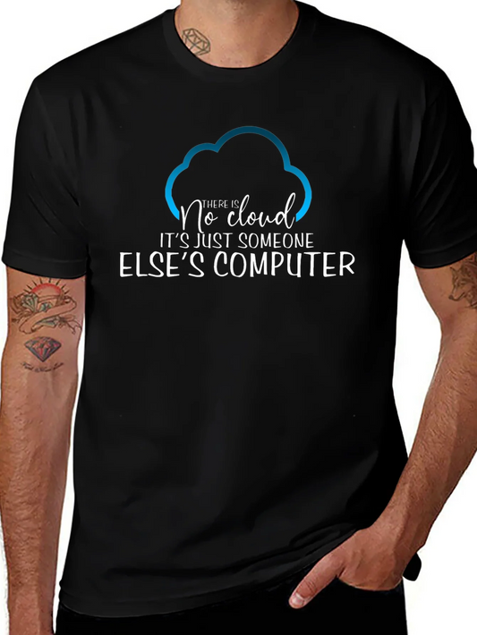 Camiseta Hombre No Cloud - Humor Inform¨¢tico