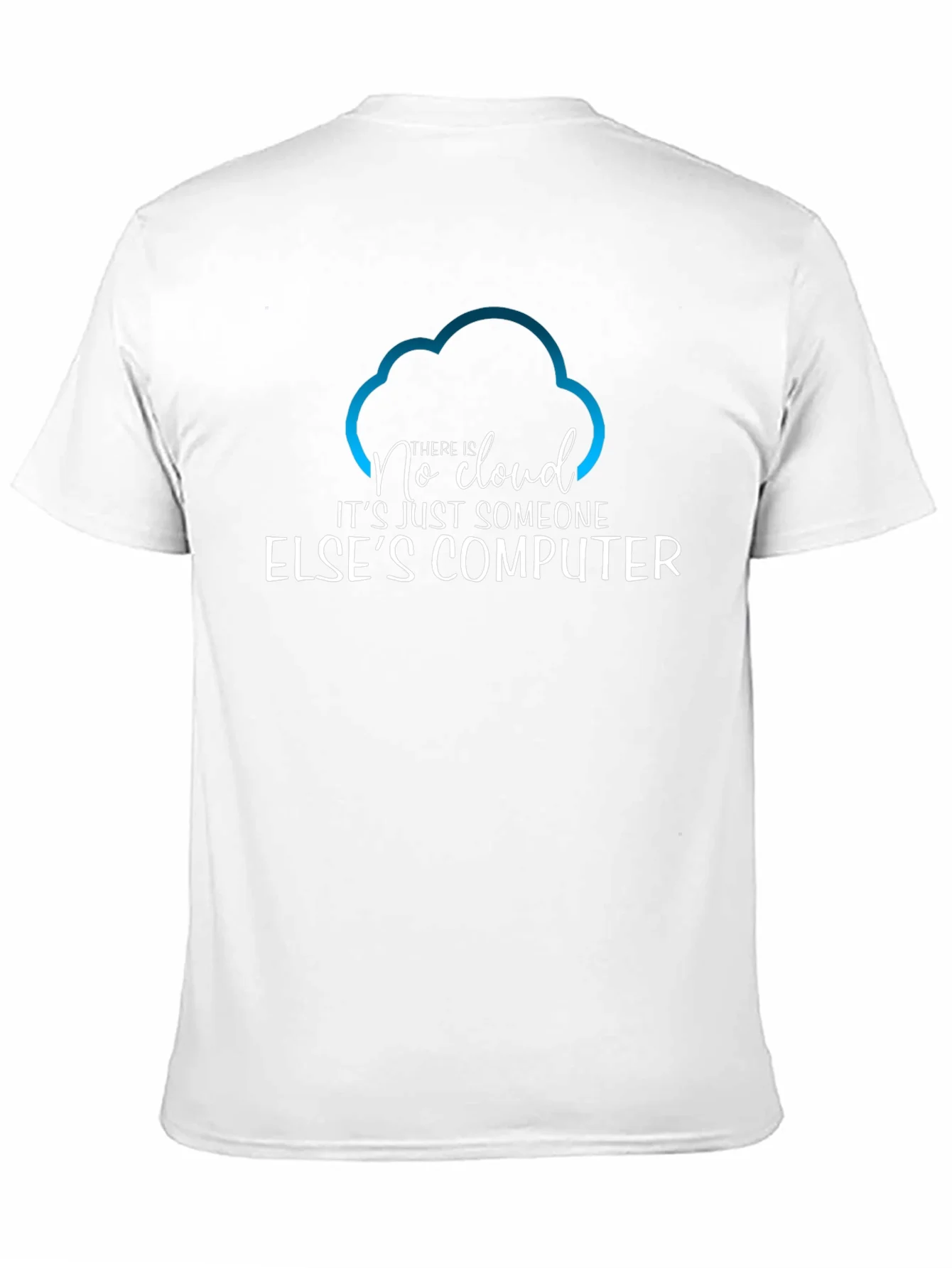 Camiseta Hombre No Cloud - Humor Inform¨¢tico
