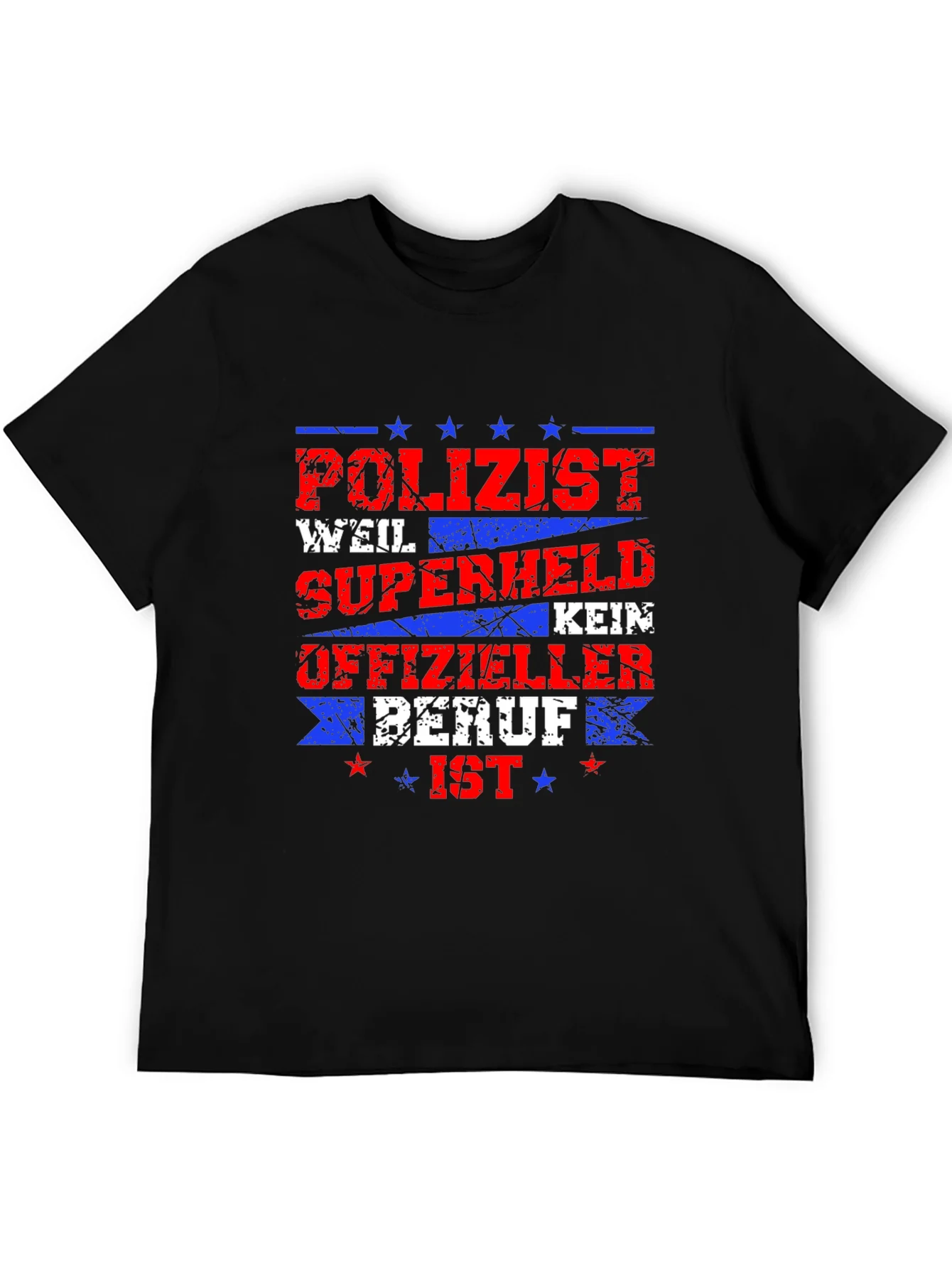Rebbecca Polizist Superheld T-Shirt - Police Superhero Tee