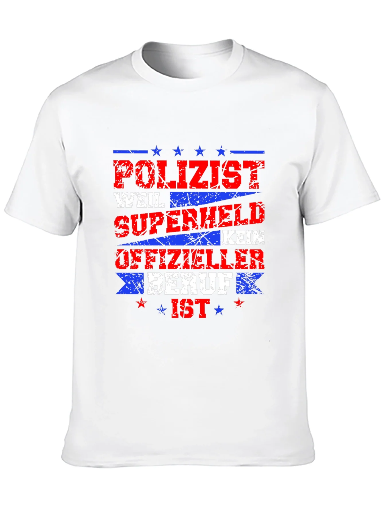Rebbecca Polizist Superheld T-Shirt - Police Superhero Tee