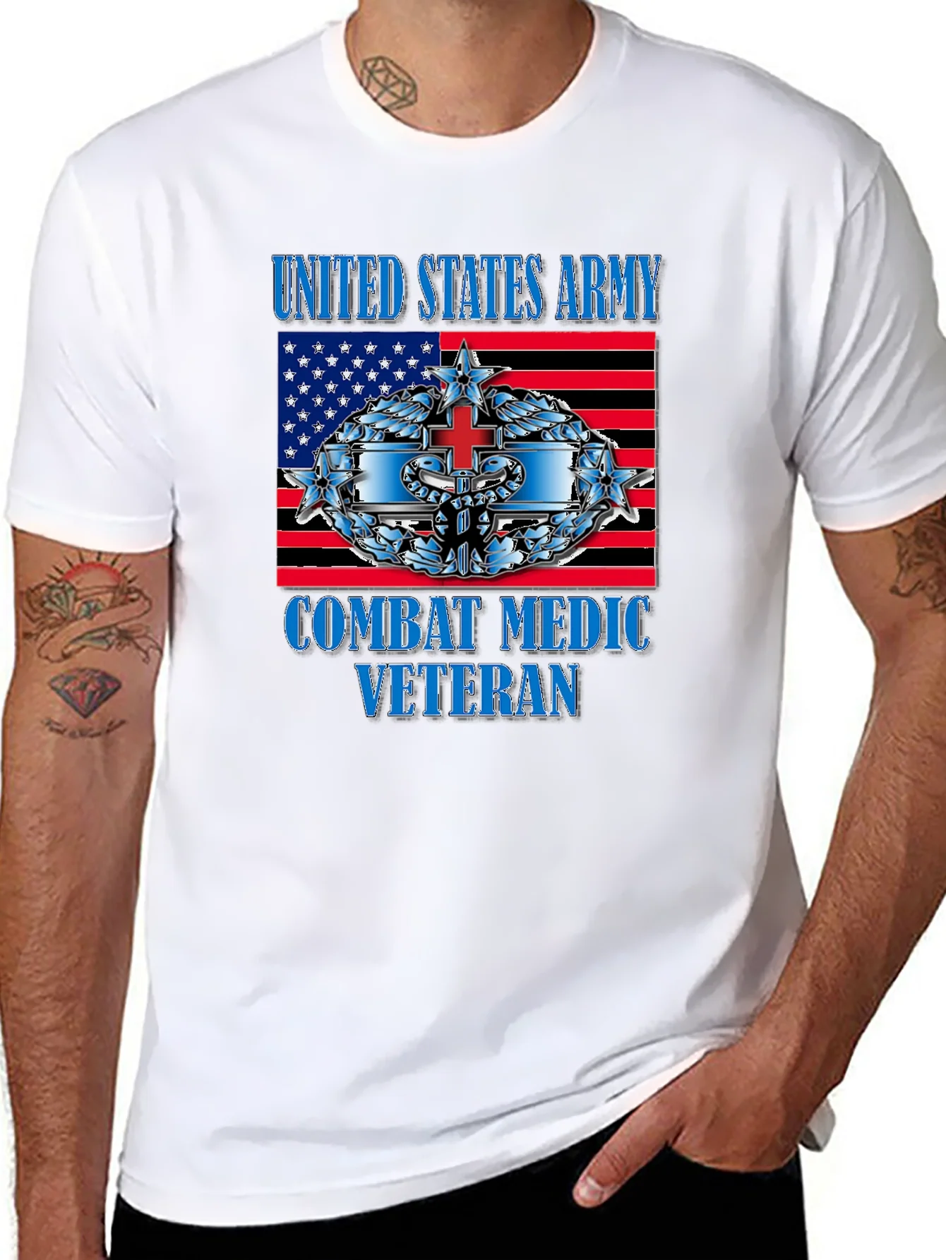 Camiseta Veterano M¨¦dico de Combate Ej¨¦rcito USA