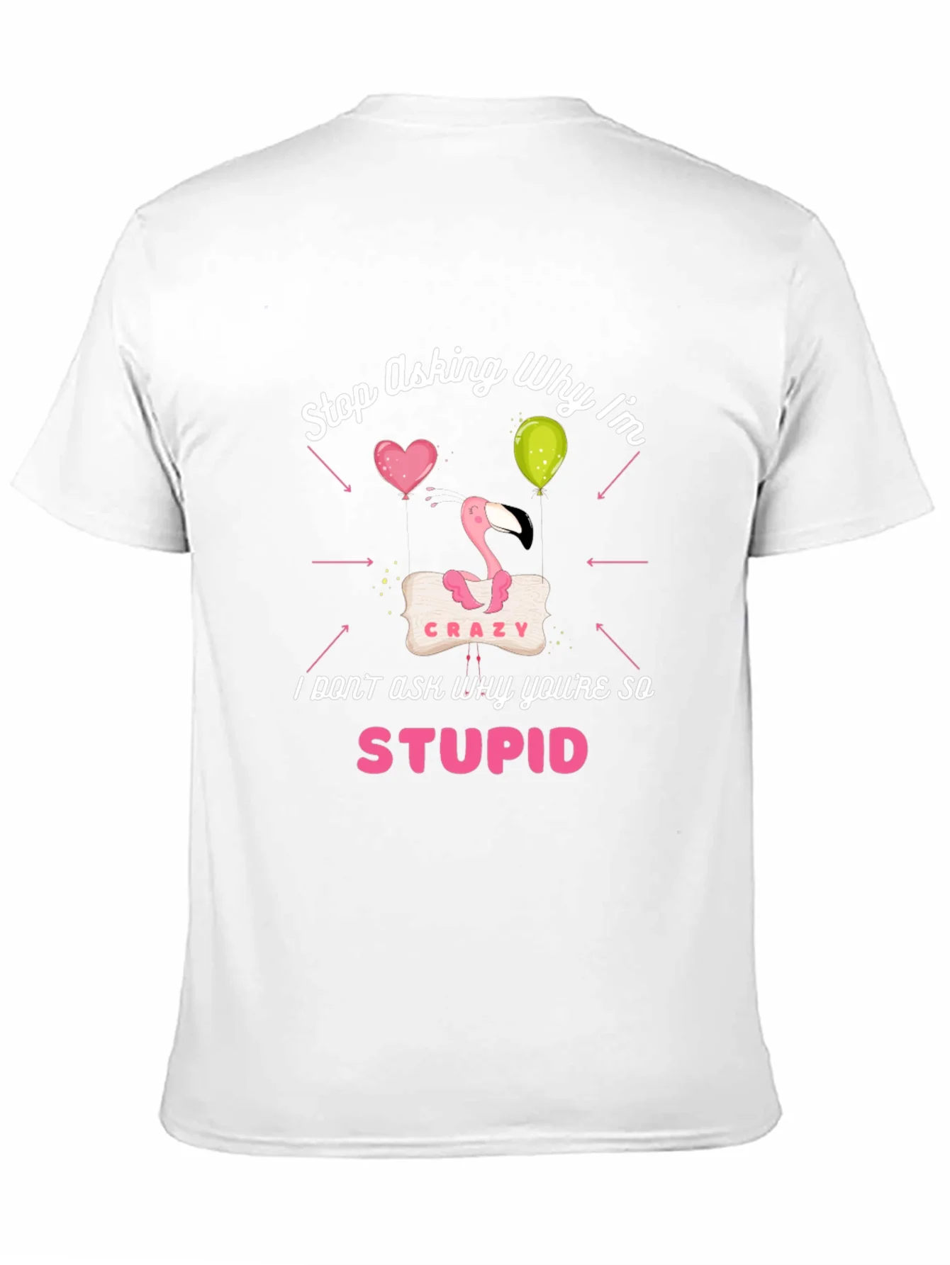Camiseta Negra Estampada - ?Por Qu¨¦ Tan Loco?