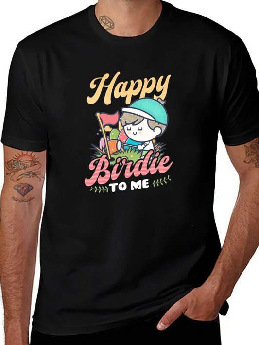 Camiseta Negra Happy Birdie