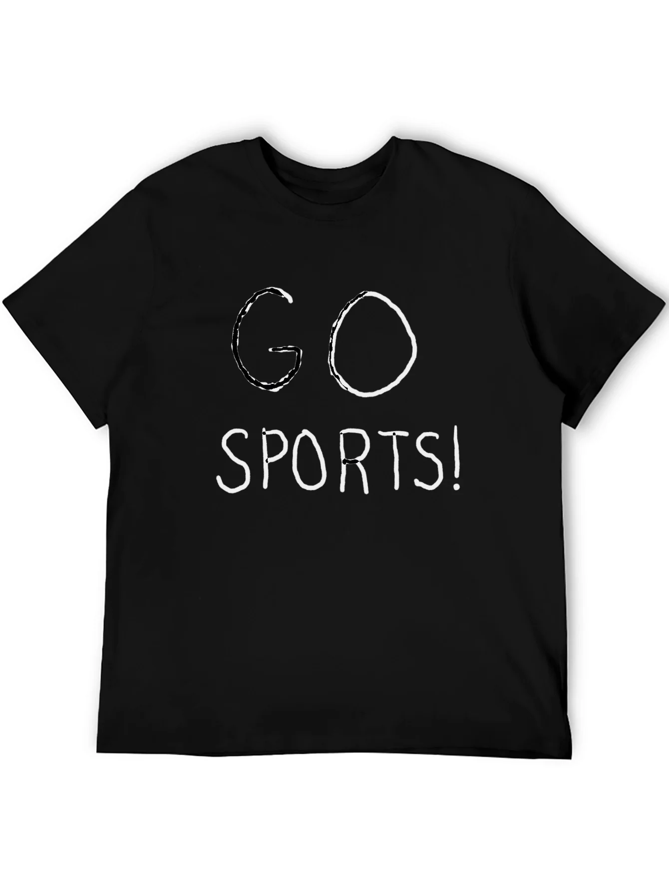 Camiseta Negra Go Sports! Casual Unisex