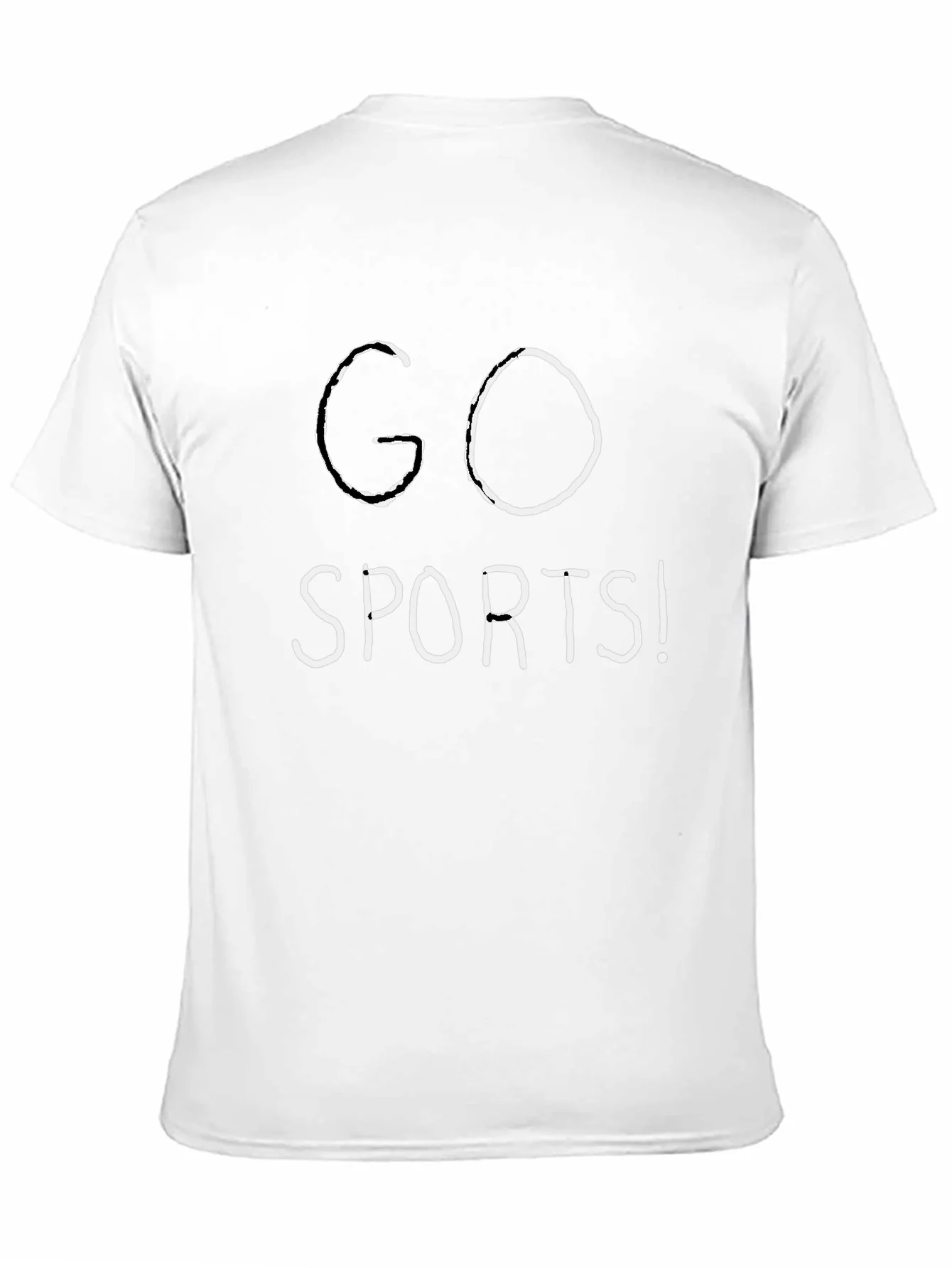 Camiseta Negra Go Sports! Casual Unisex