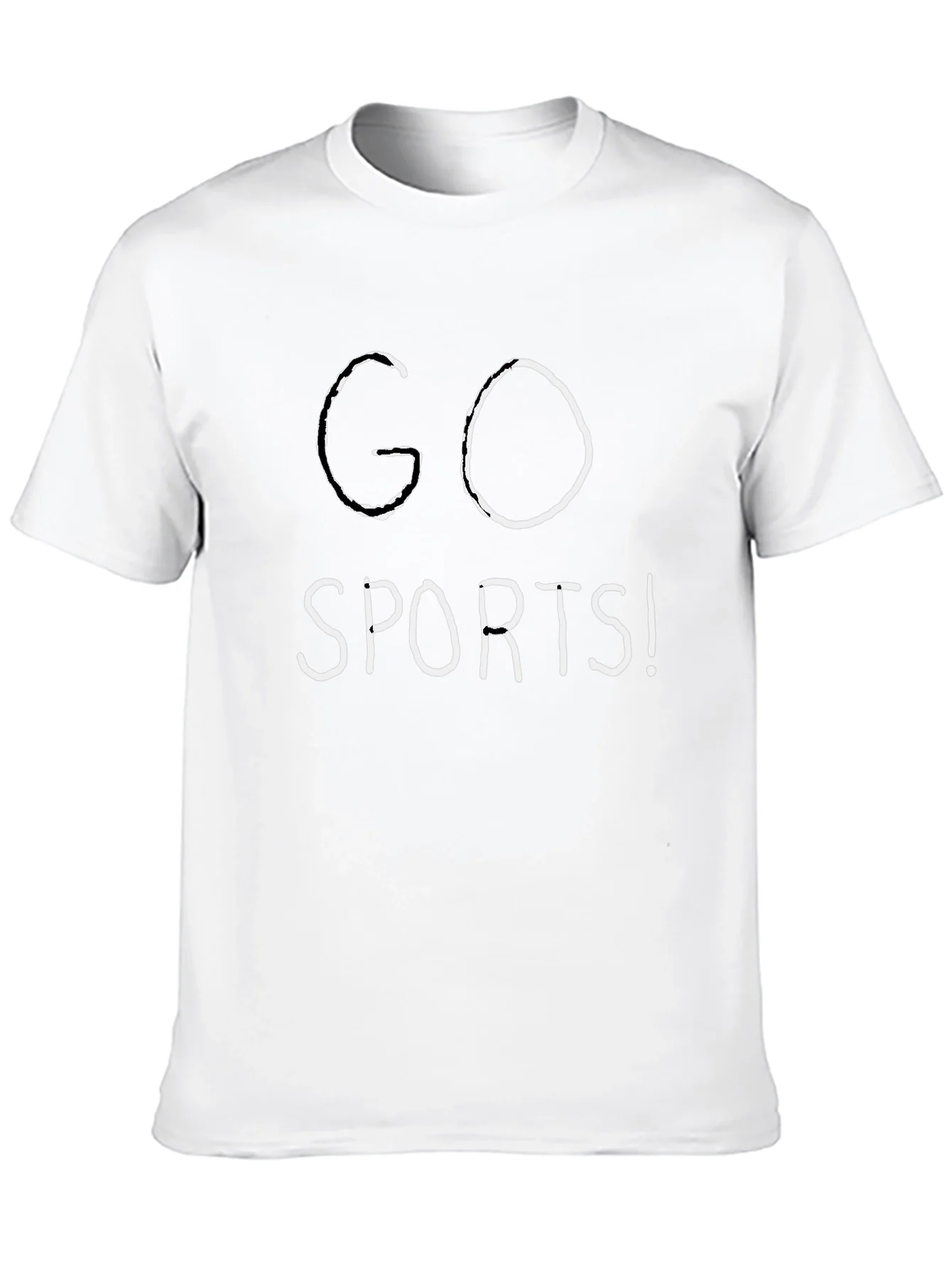 Camiseta Negra Go Sports! Casual Unisex