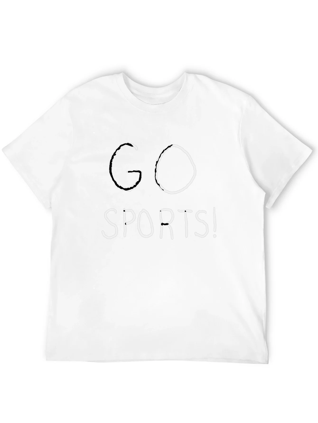 Camiseta Negra Go Sports! Casual Unisex