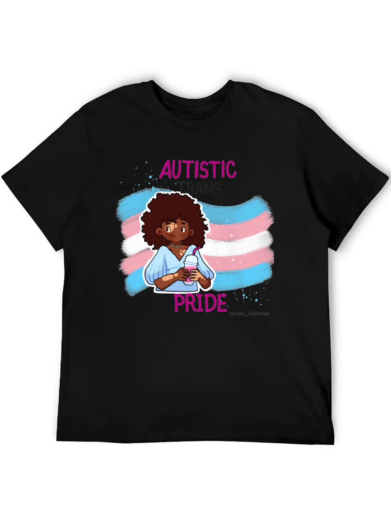 Rebbecca Autistic Trans Pride T-Shirt