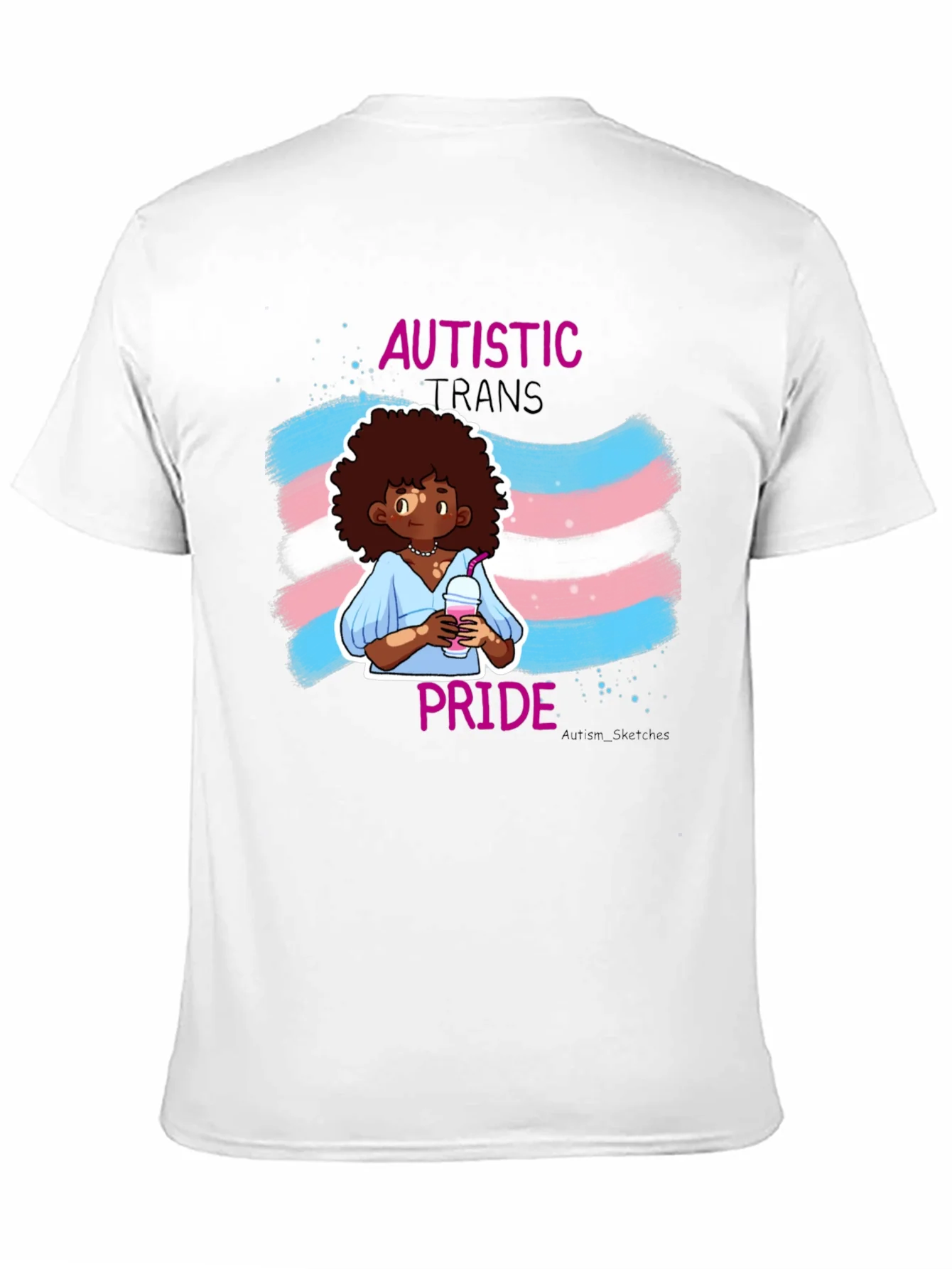 Rebbecca Autistic Trans Pride T-Shirt