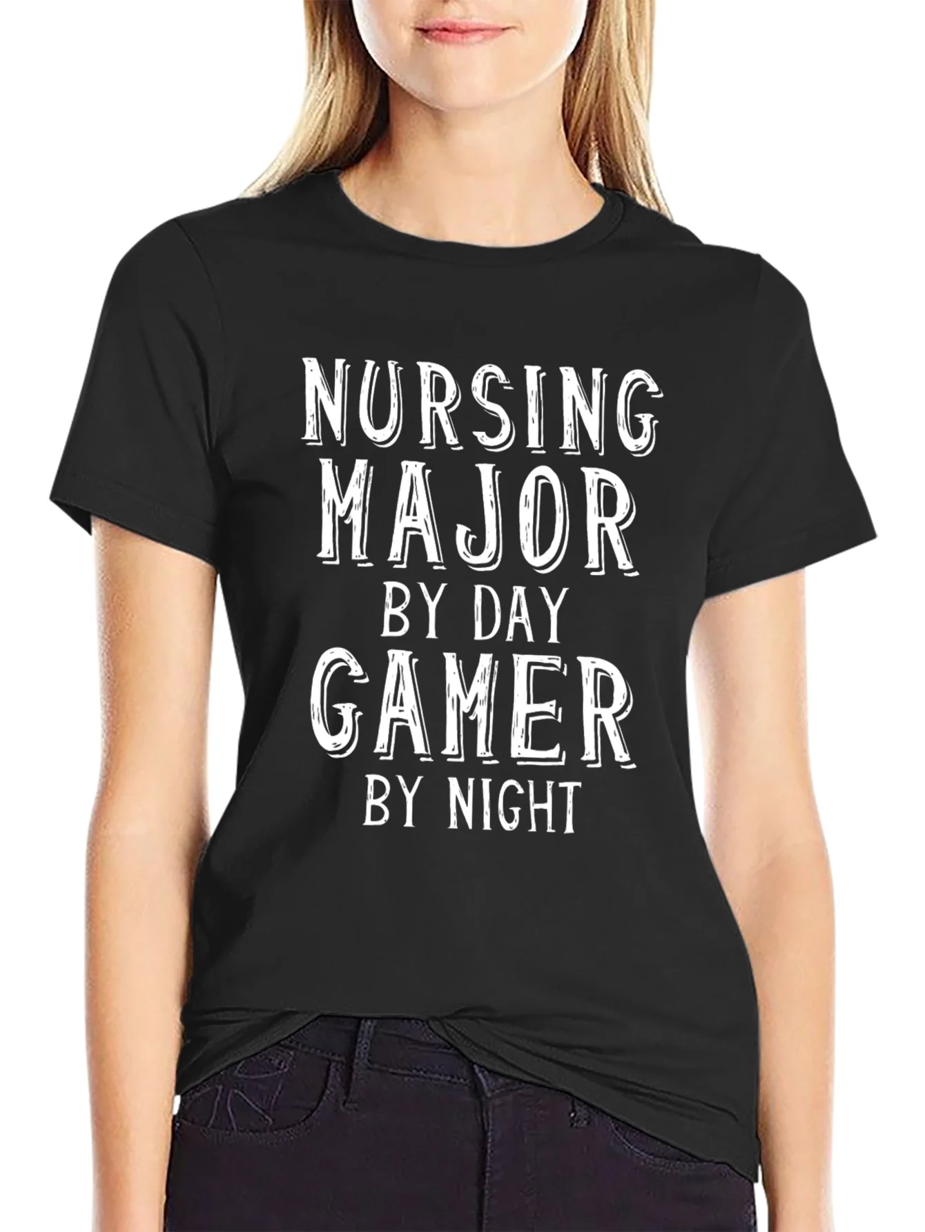 Rebbecca Nursing Major Gamer T-Shirt