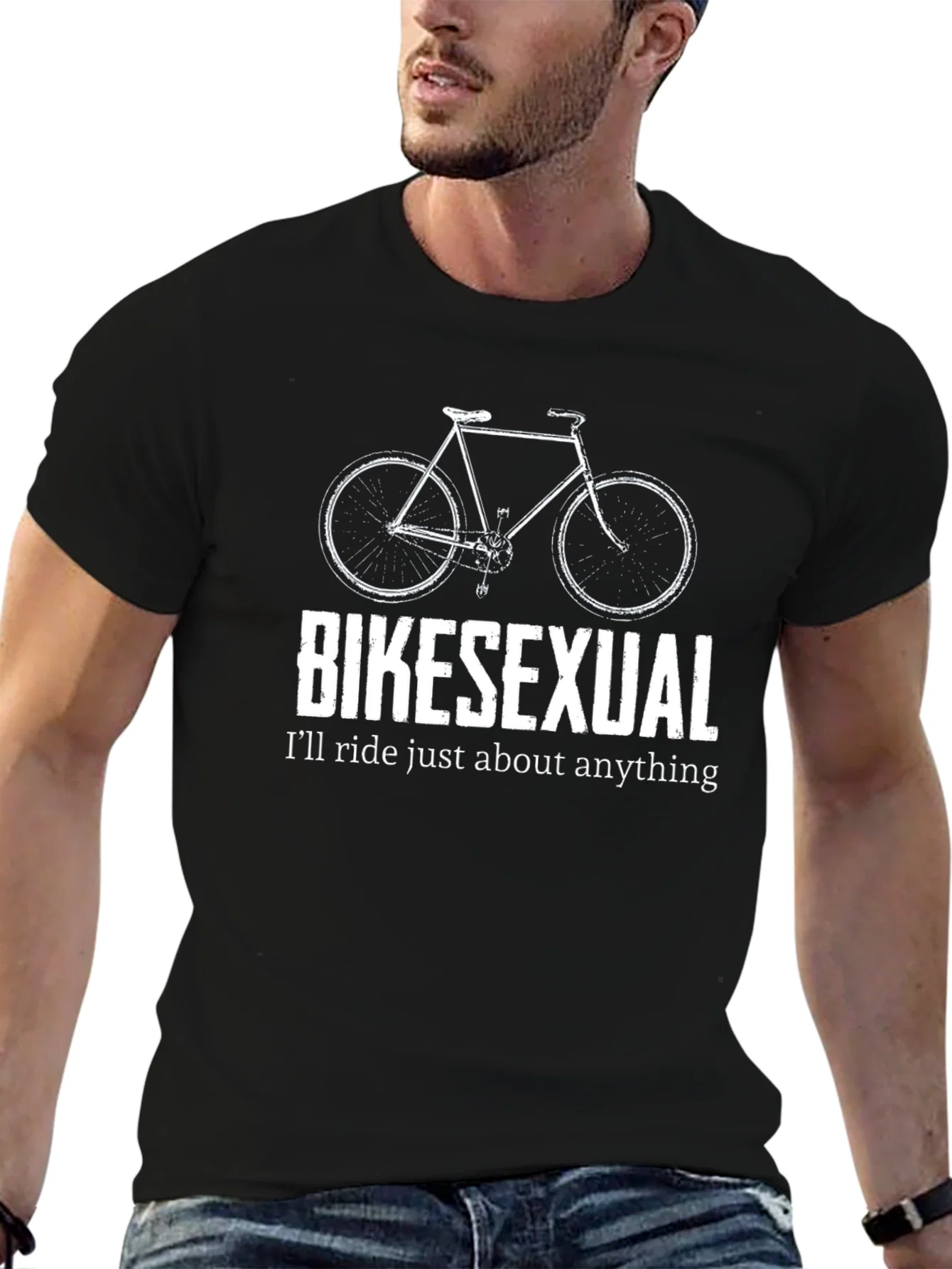 Rebbecca Bikesexual T-Shirt: Ill Ride Just About Anything