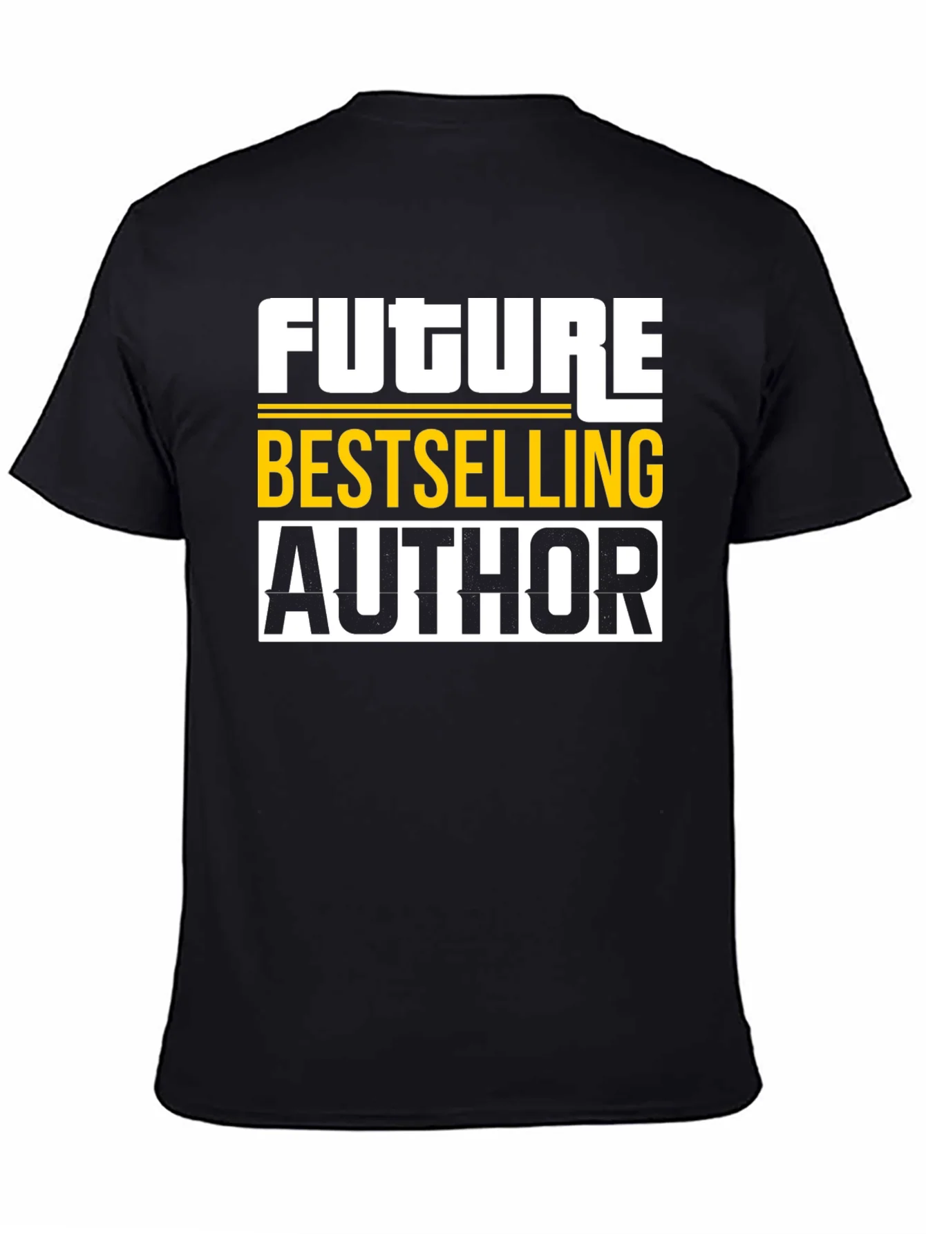 Camiseta Negra: Futuro Autor de ¨¦xitos Literarios