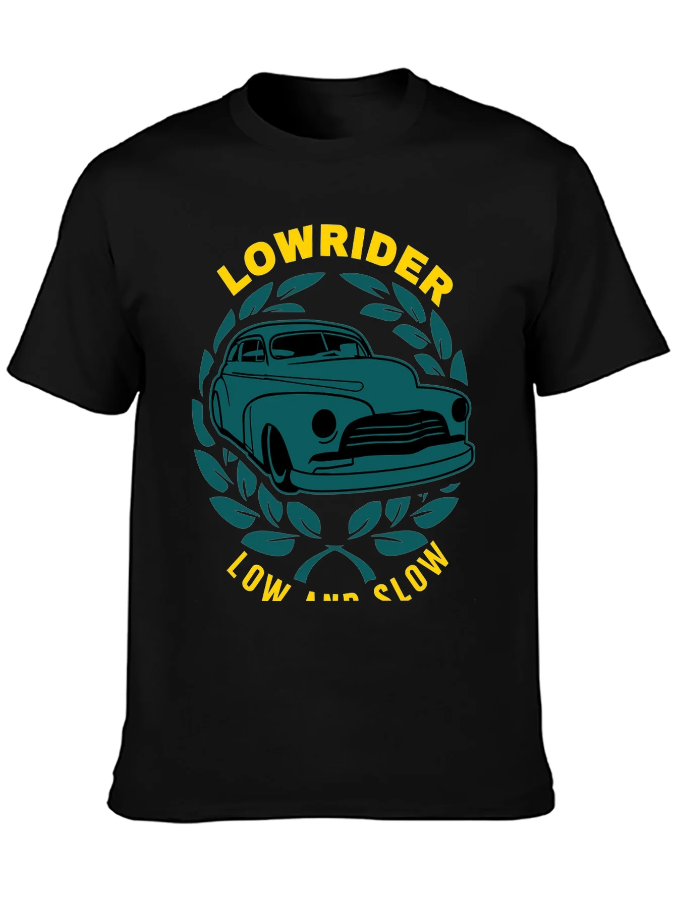 Rebbecca Lowrider Car Graphic T-Shirt Classic Car Tee