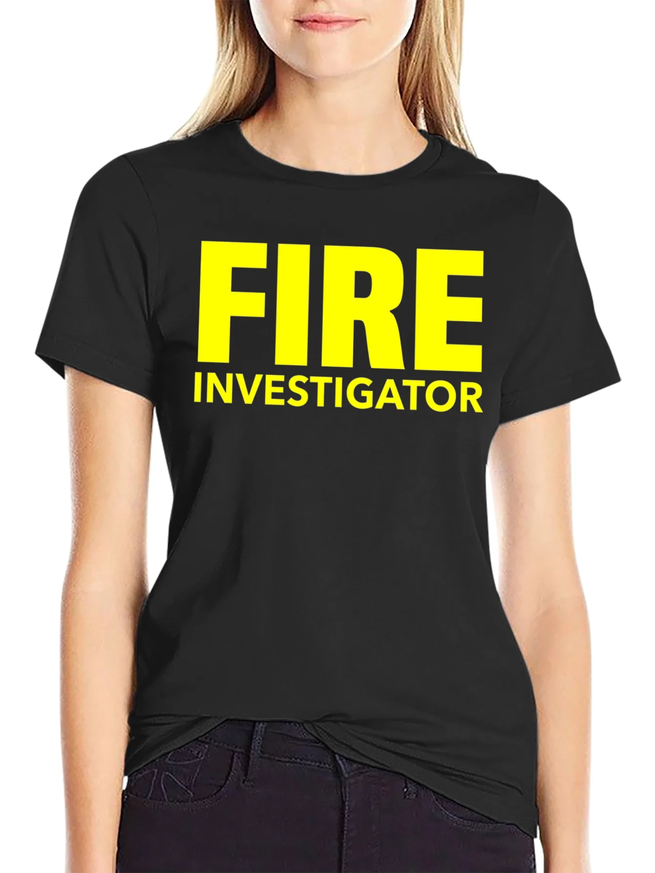 Camiseta Negra Fire Investigator