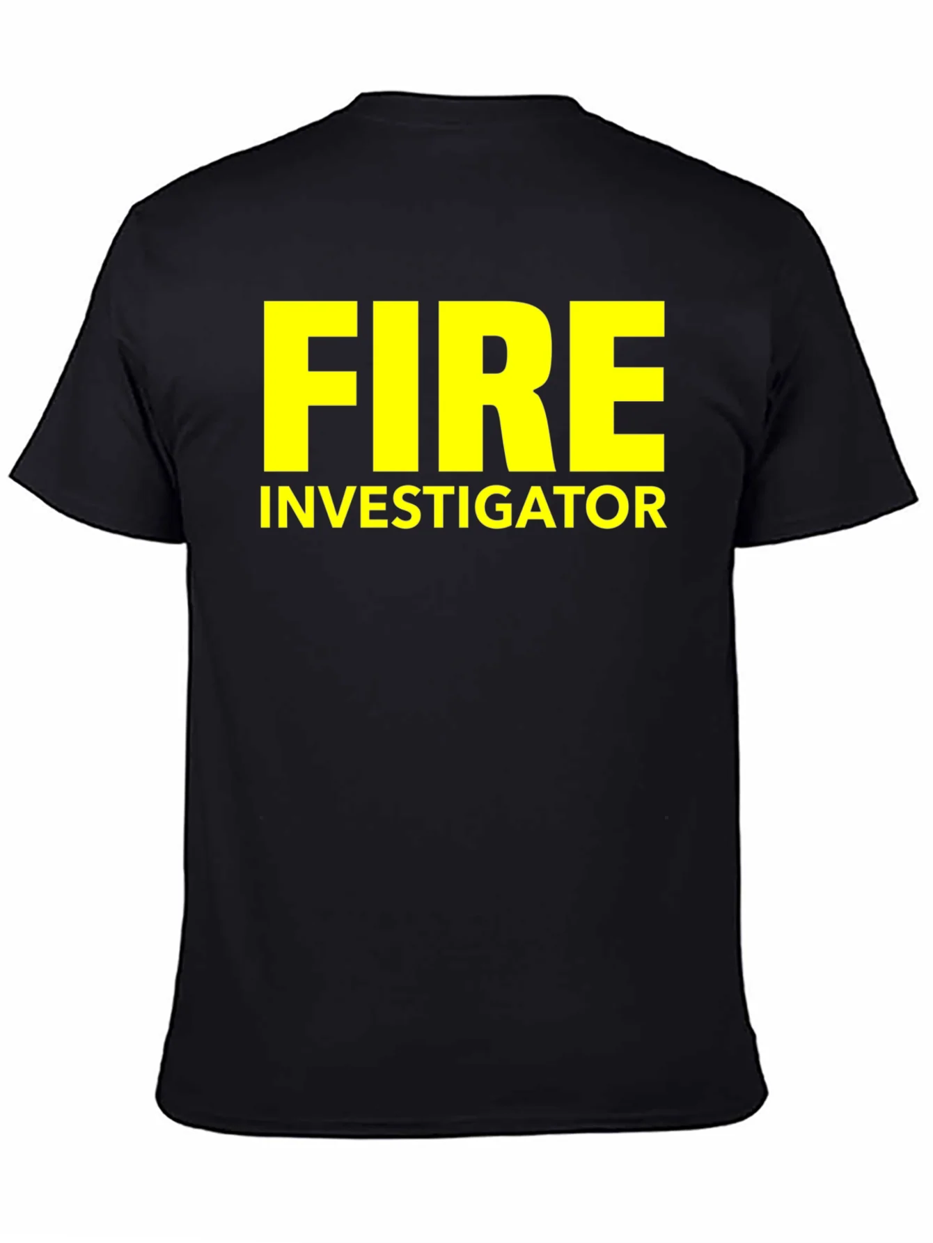 Camiseta Negra Fire Investigator
