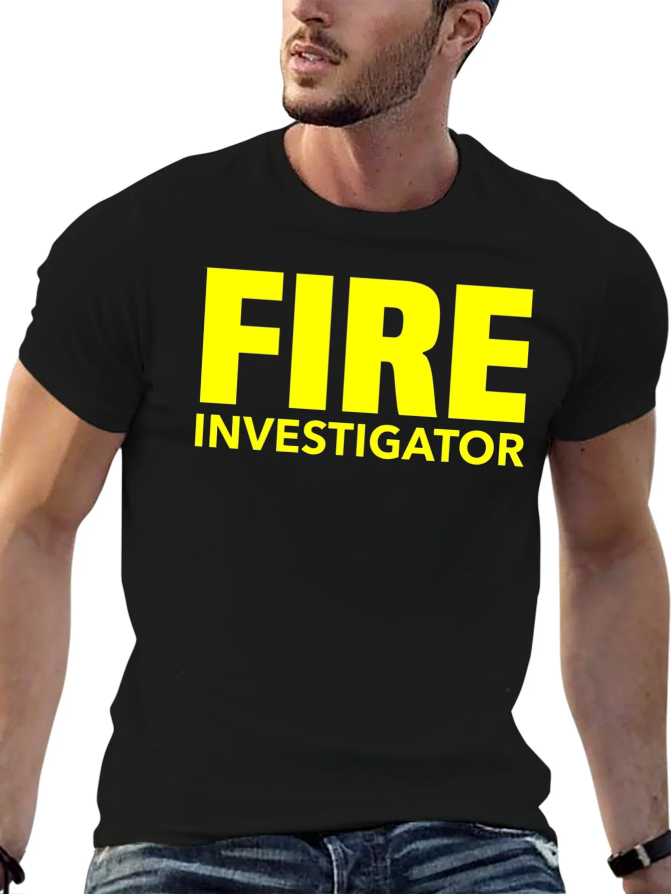 Camiseta Negra Fire Investigator
