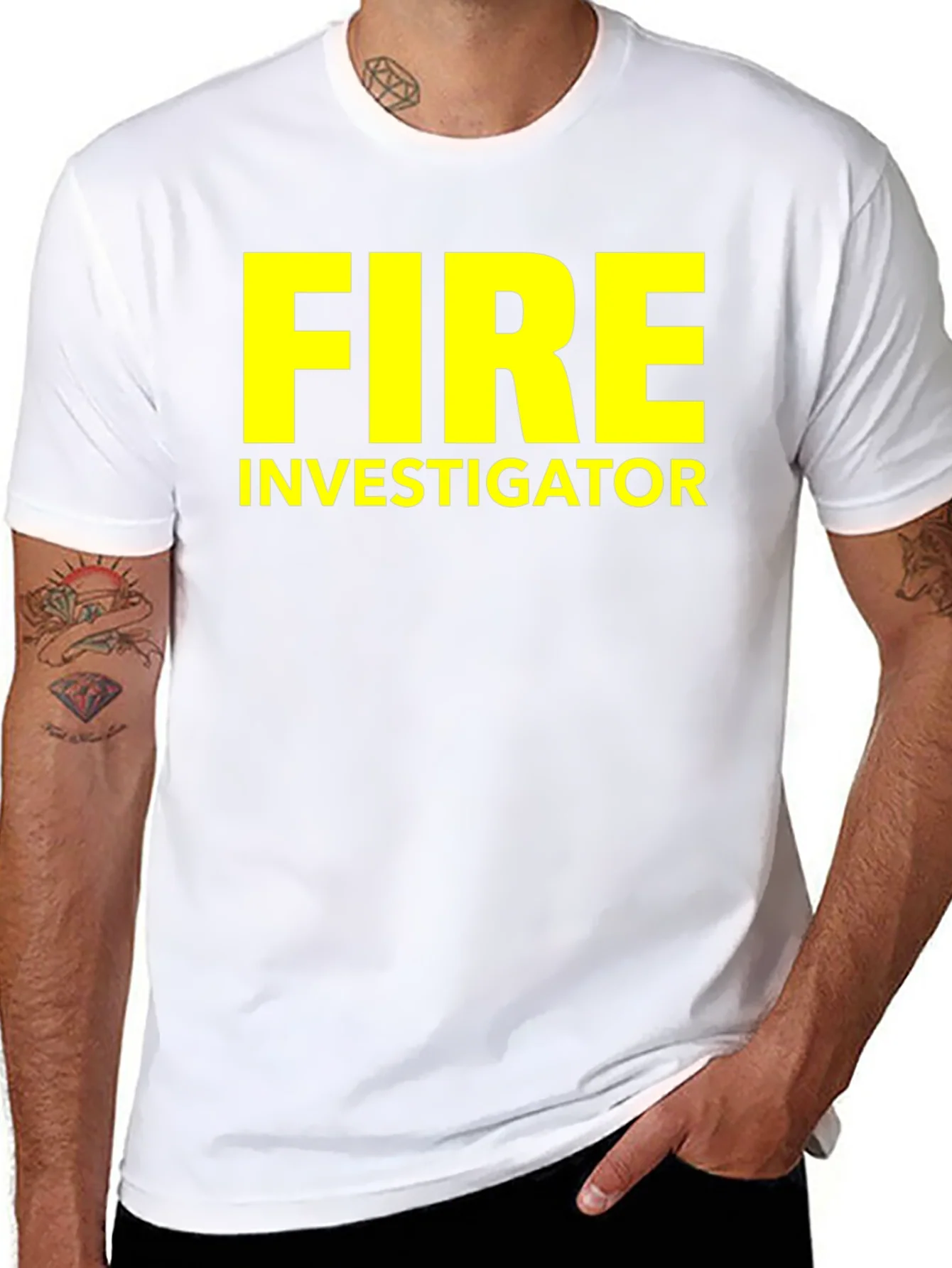 Camiseta Negra Fire Investigator