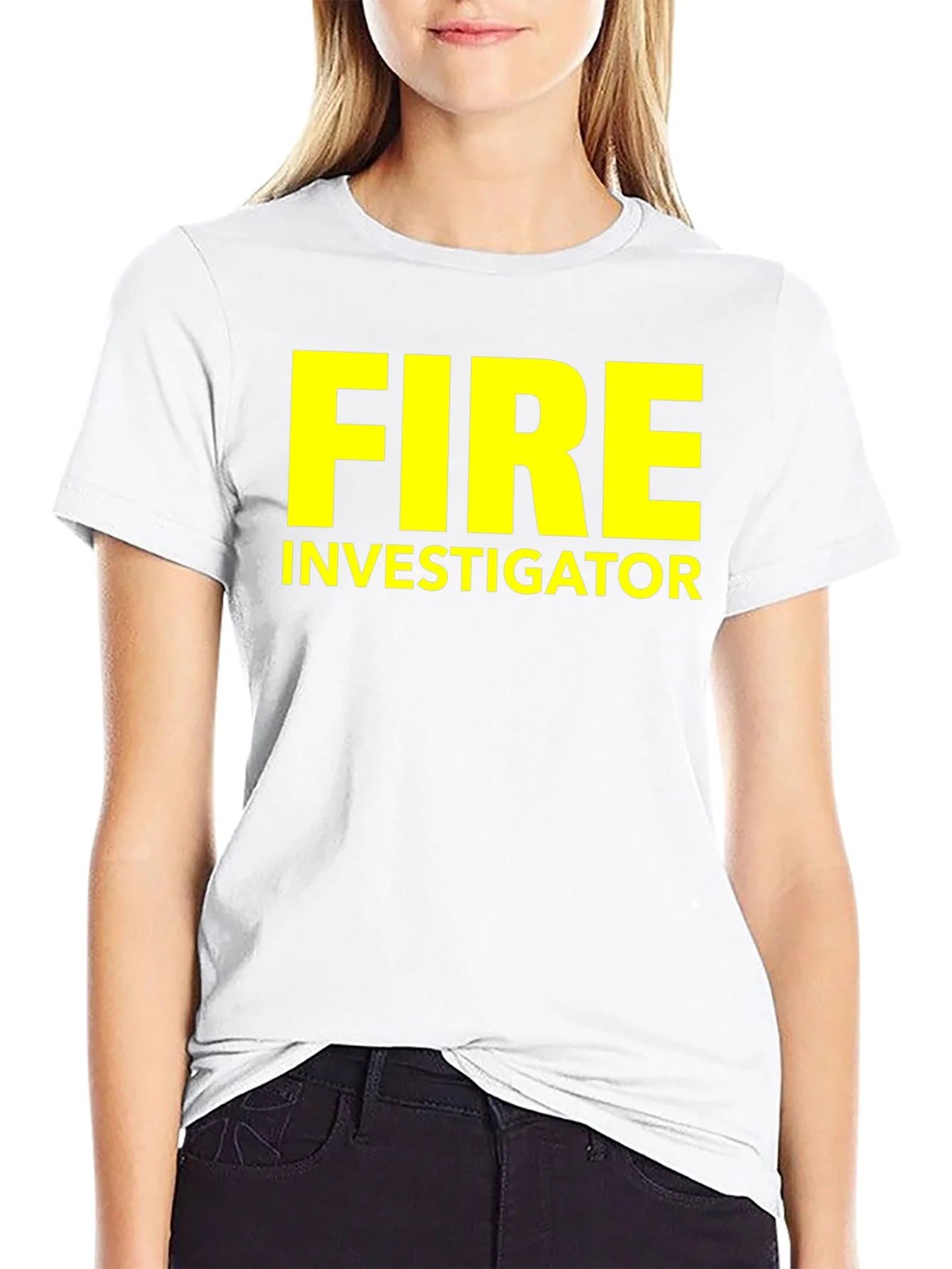 Camiseta Negra Fire Investigator