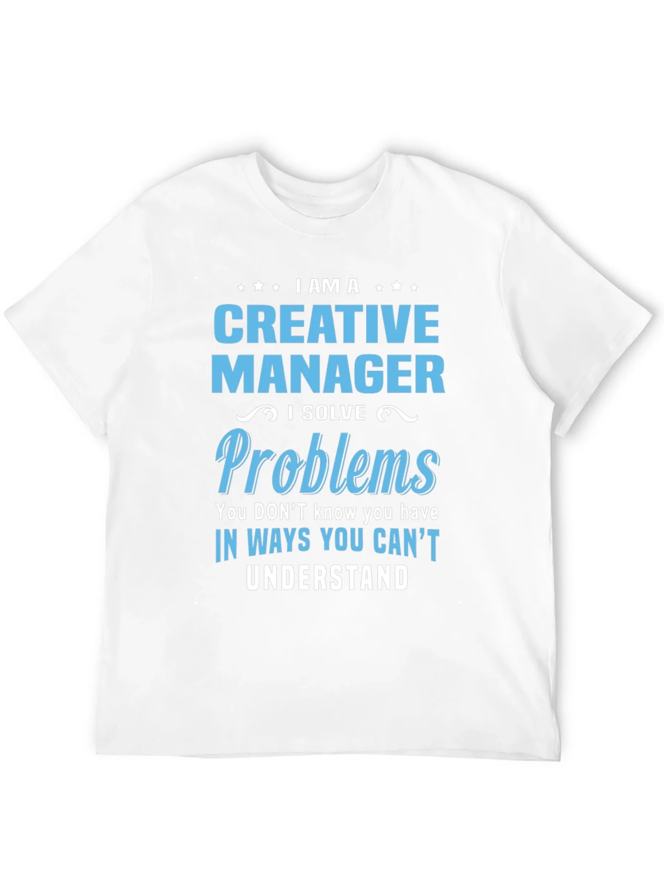 Camiseta Negra - Creative Manager Solucionador de Problemas