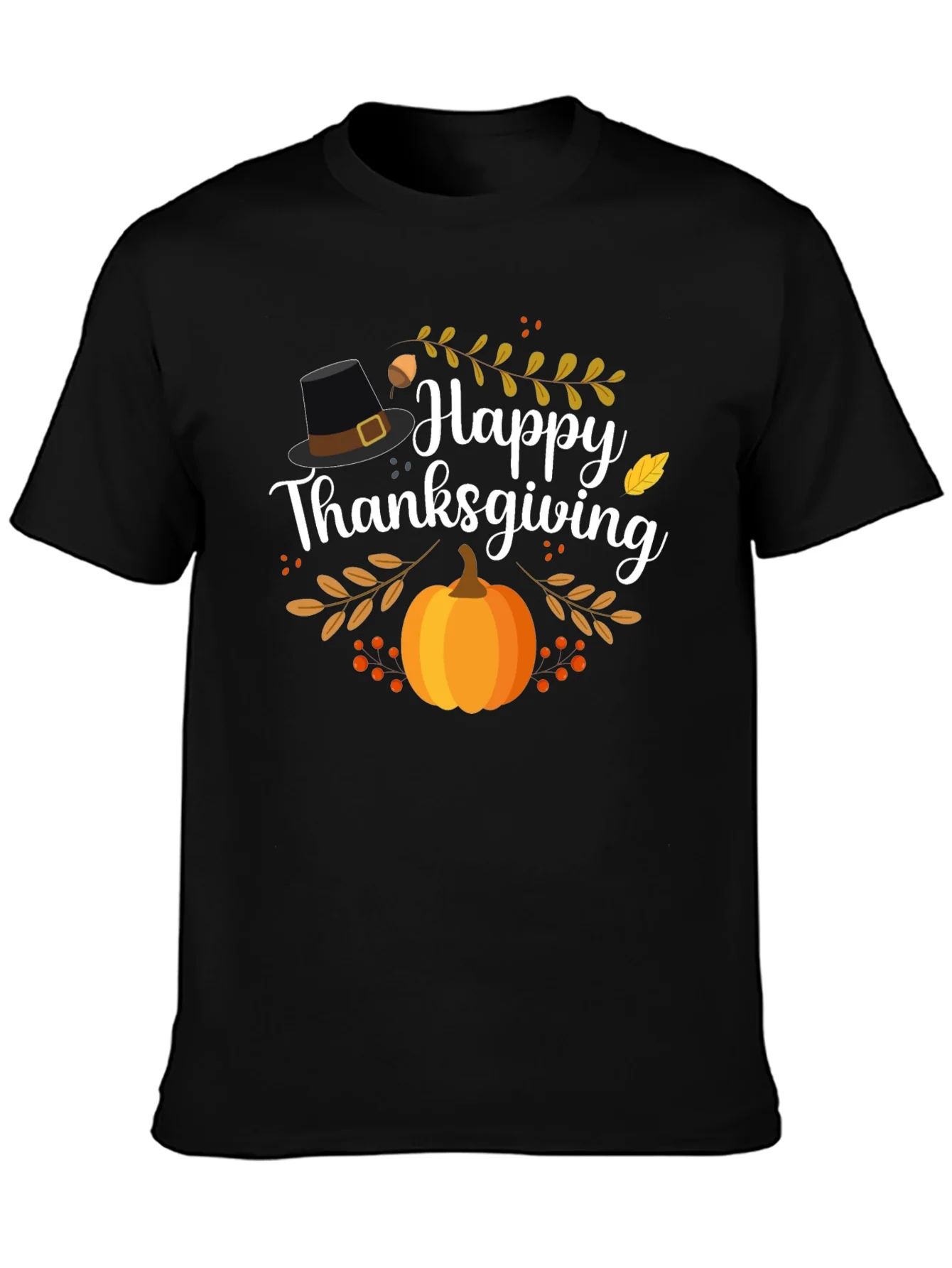 Rebbecca Happy Thanksgiving Graphic T-Shirt